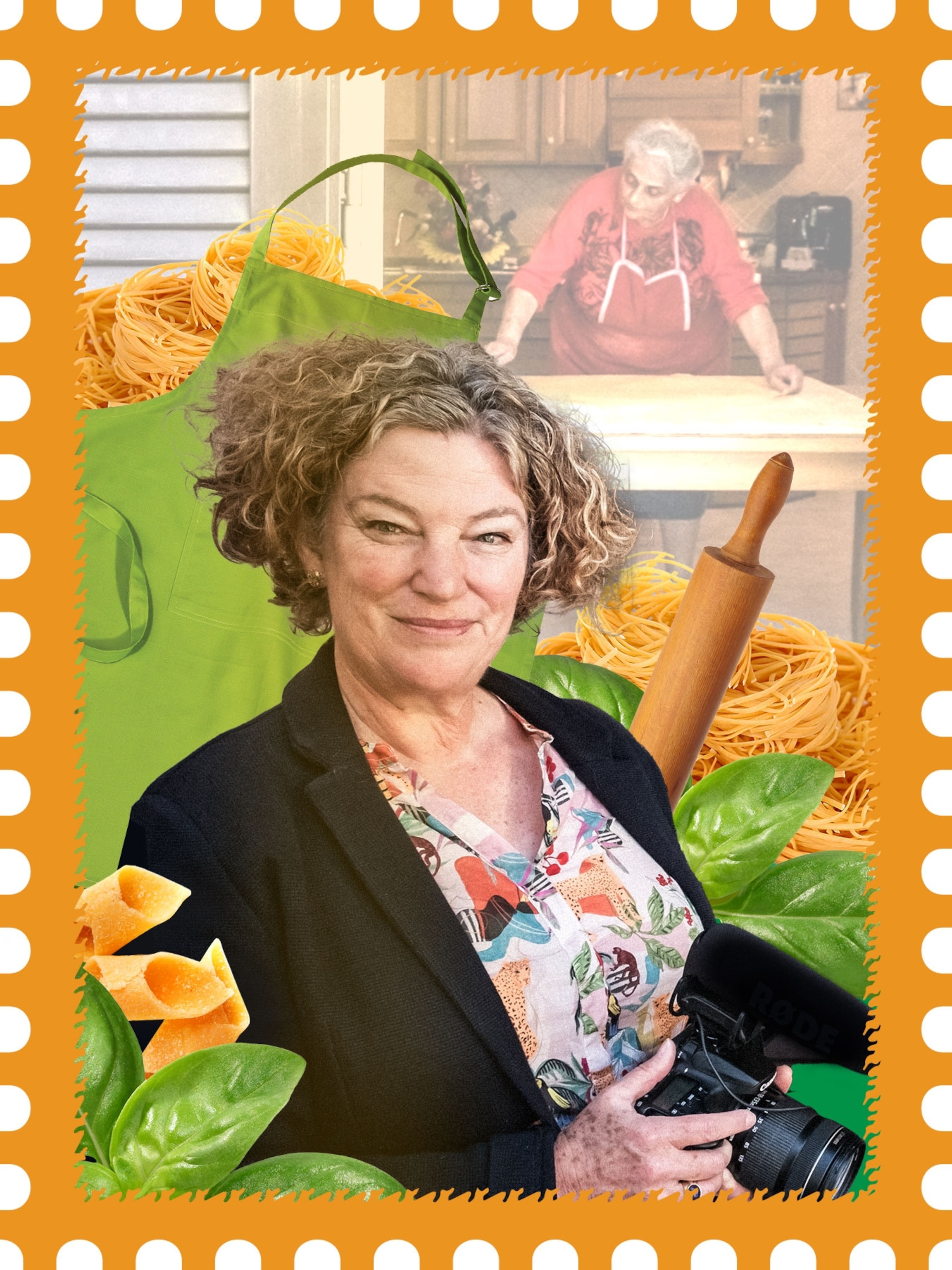Photo illustration of Vicky Bennison