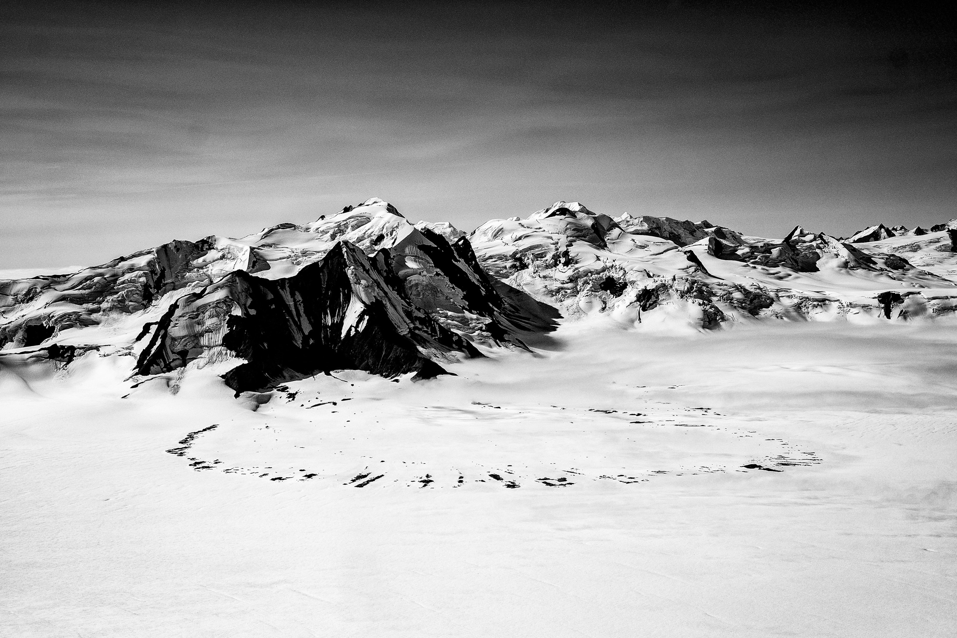 Baker Icefield in Wrangell-St. Elias National Park, Alaska