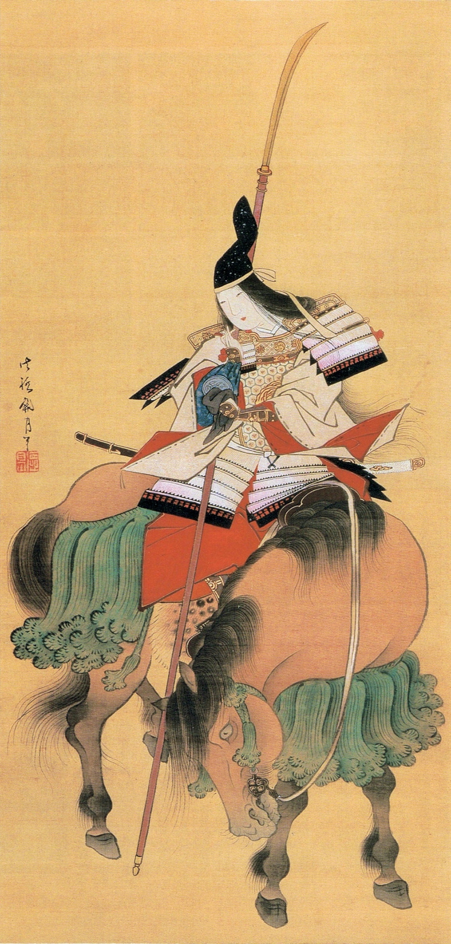 Tomoe Gozen was a captain in the 12th-century Genpei War.