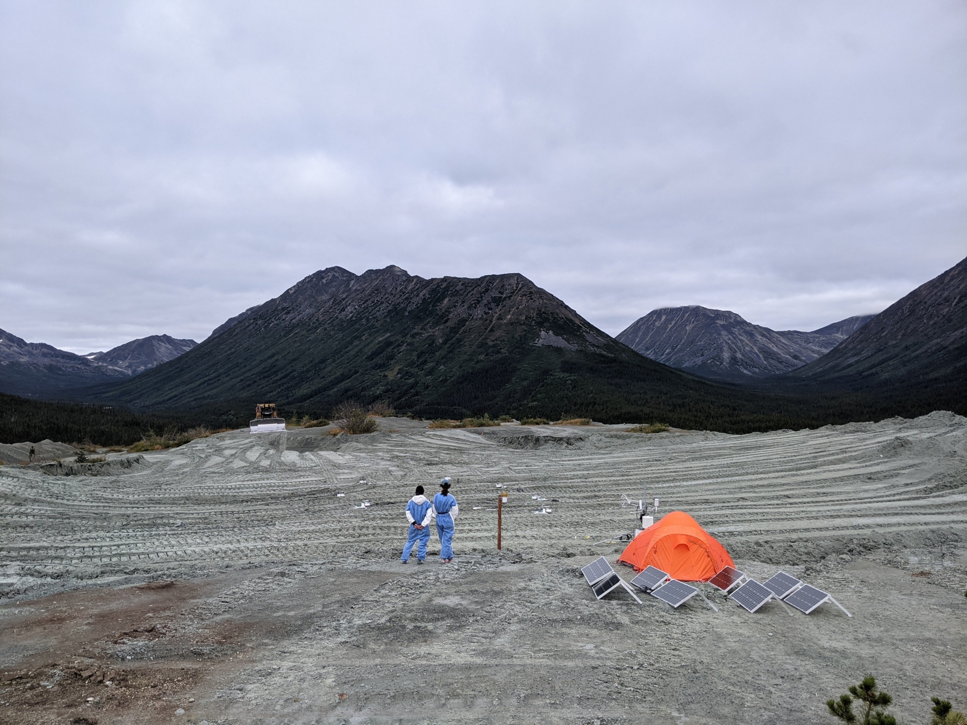 measuring co2 at a mining site