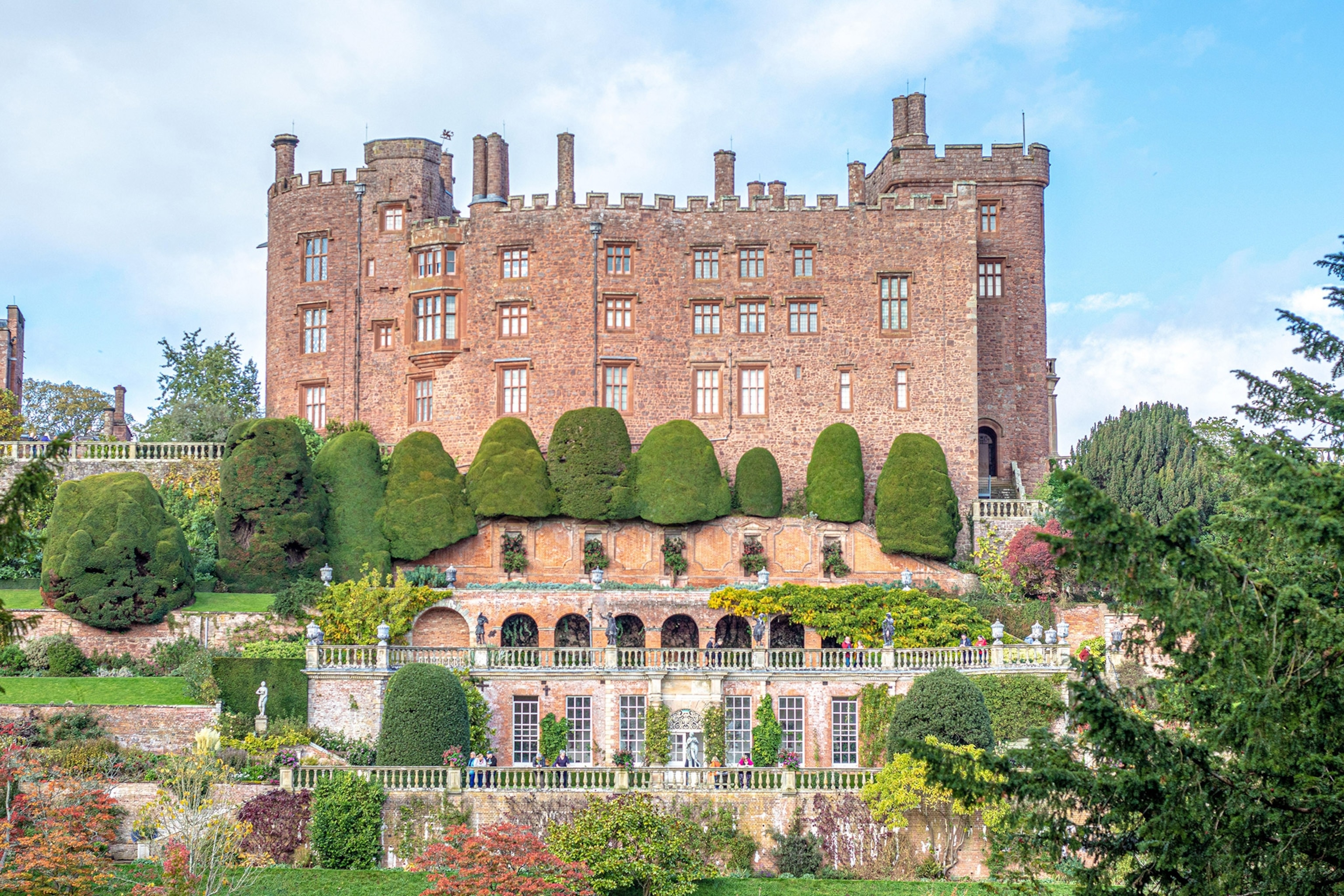Powis Castle in Wales