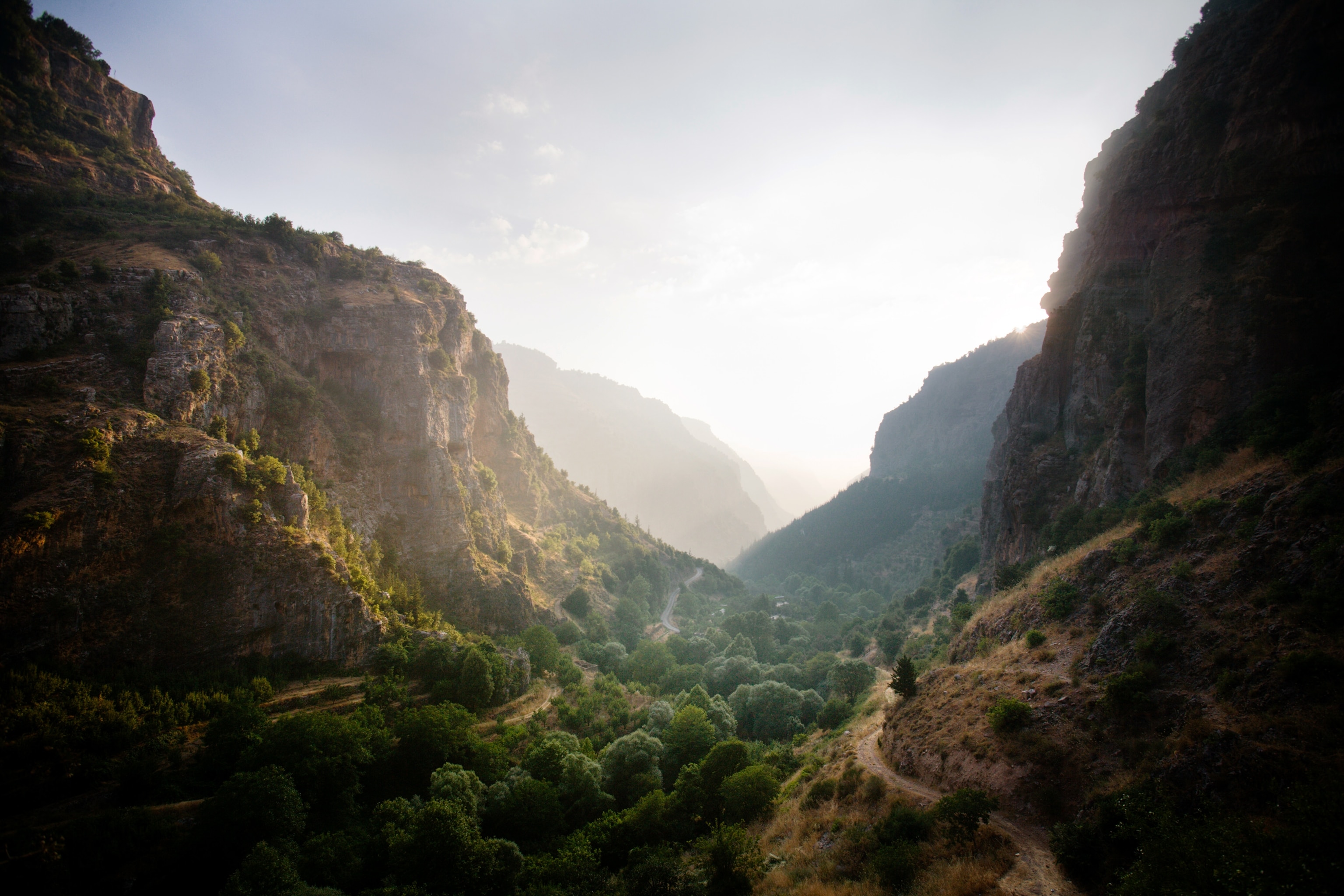 the Qaddisha Valley, Lebanon