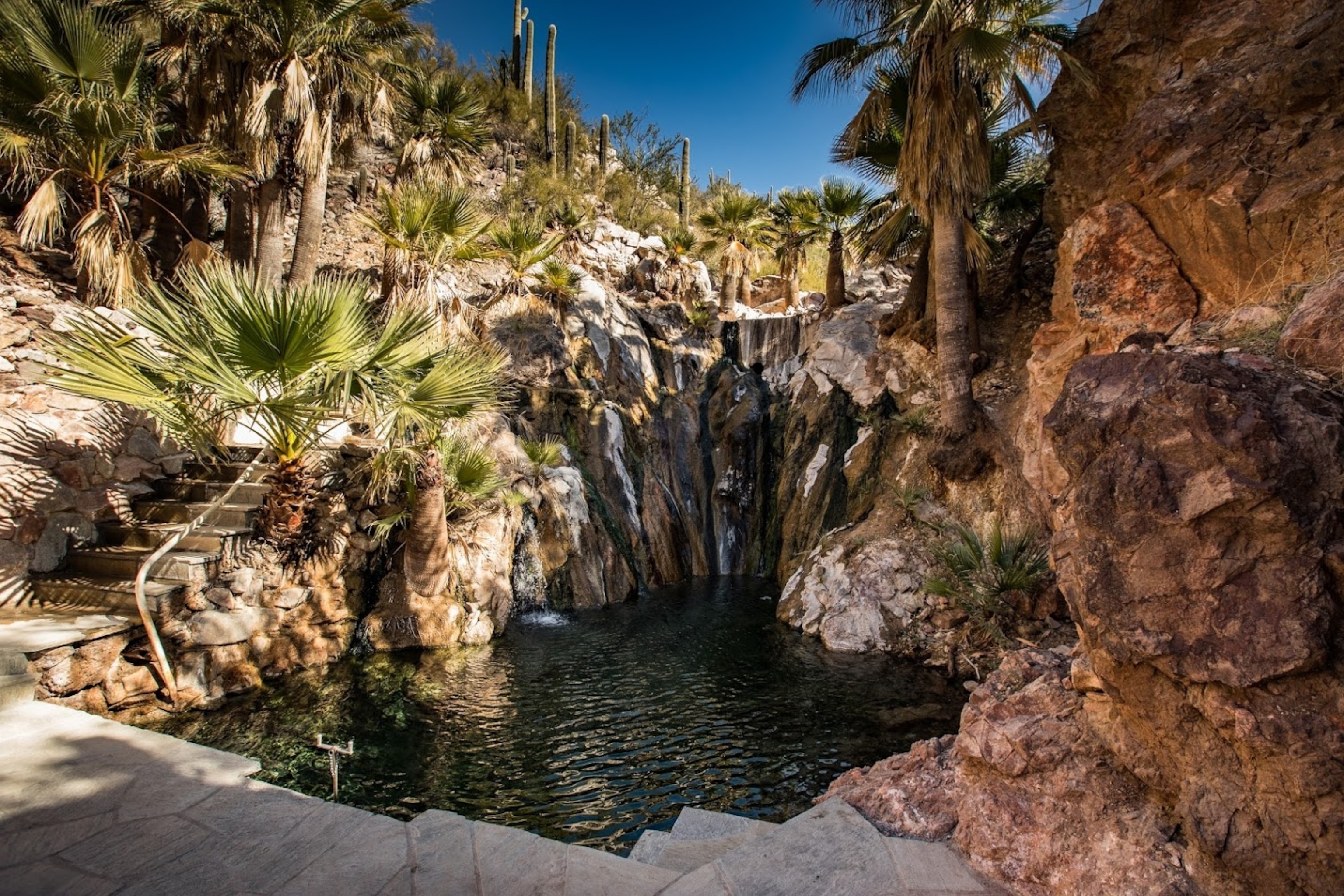 hot spring.