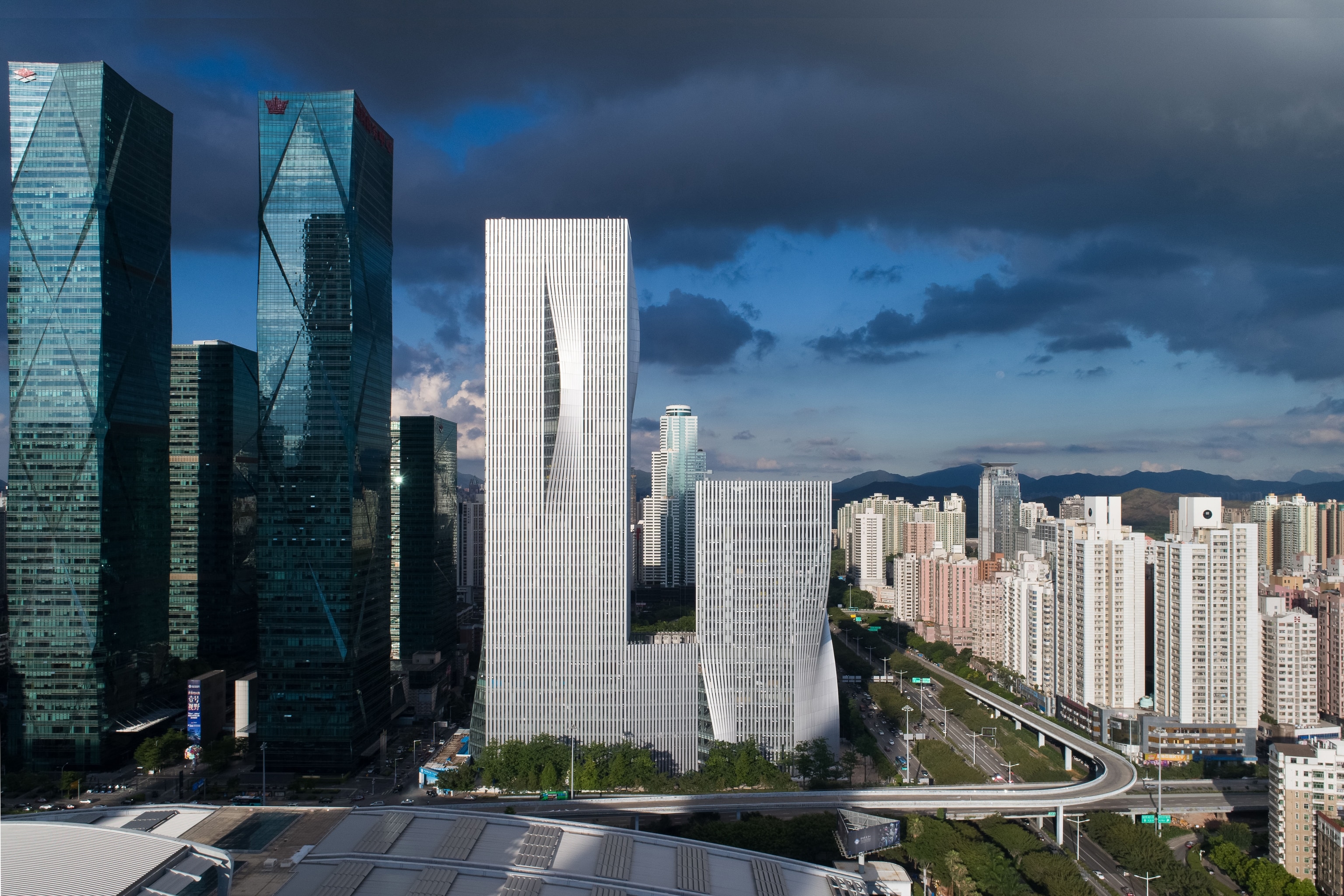 The Shenzhen Energy Mansion has a highly efficient facade.