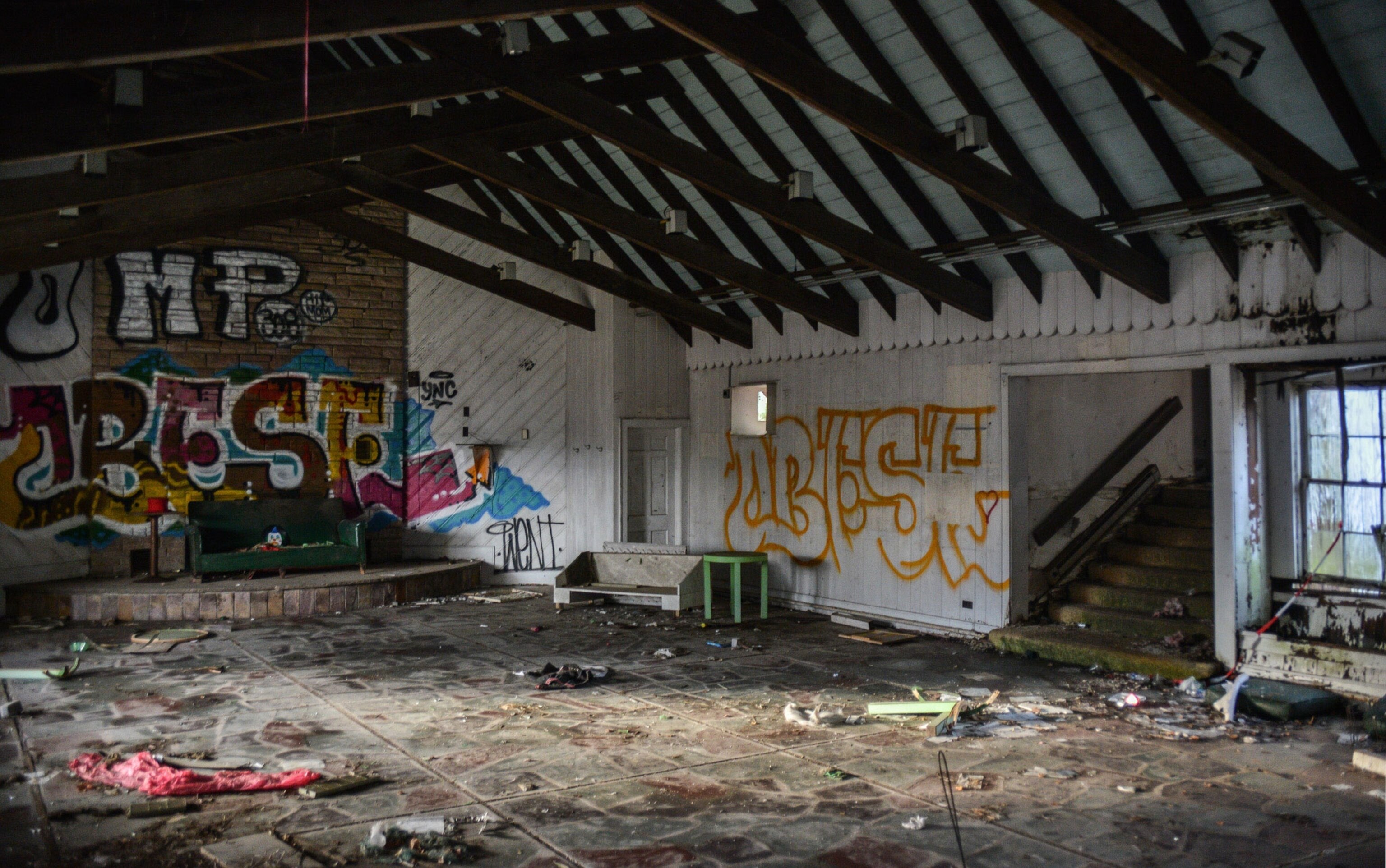 abandoned building