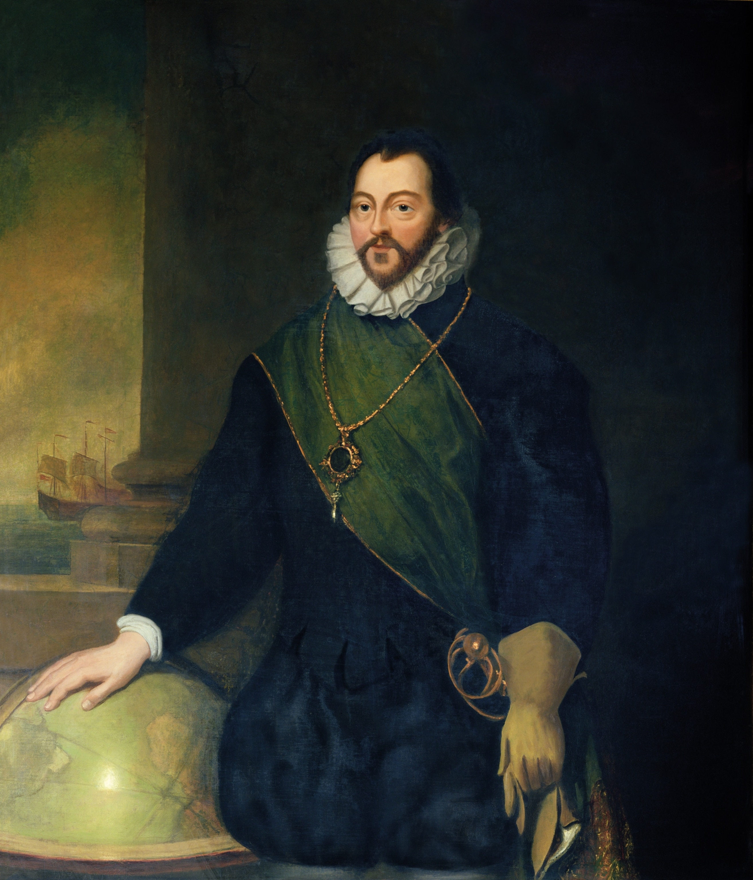 a painting of francis drake