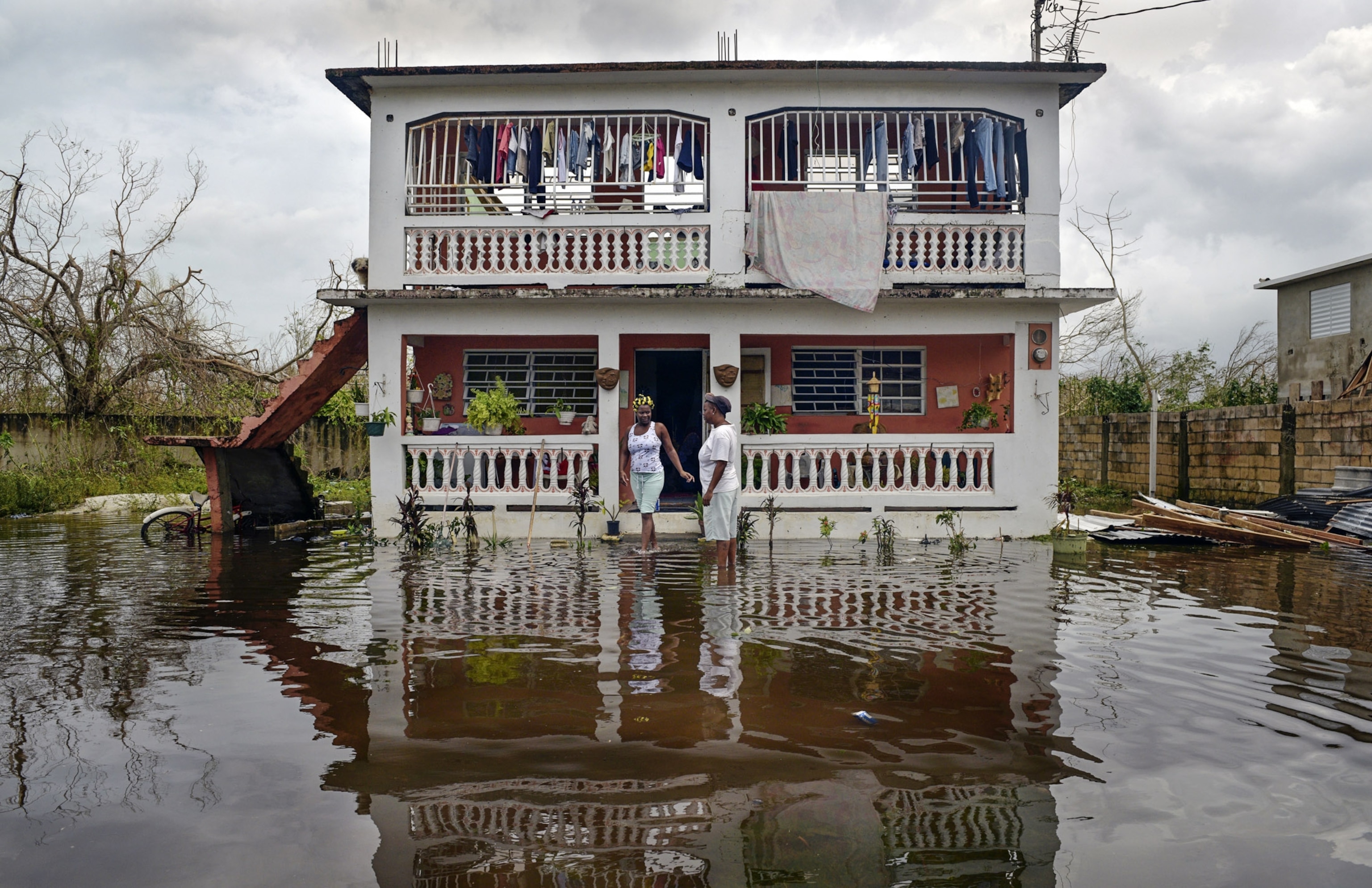 flooding at the northeastern coastal town of Loíza.
