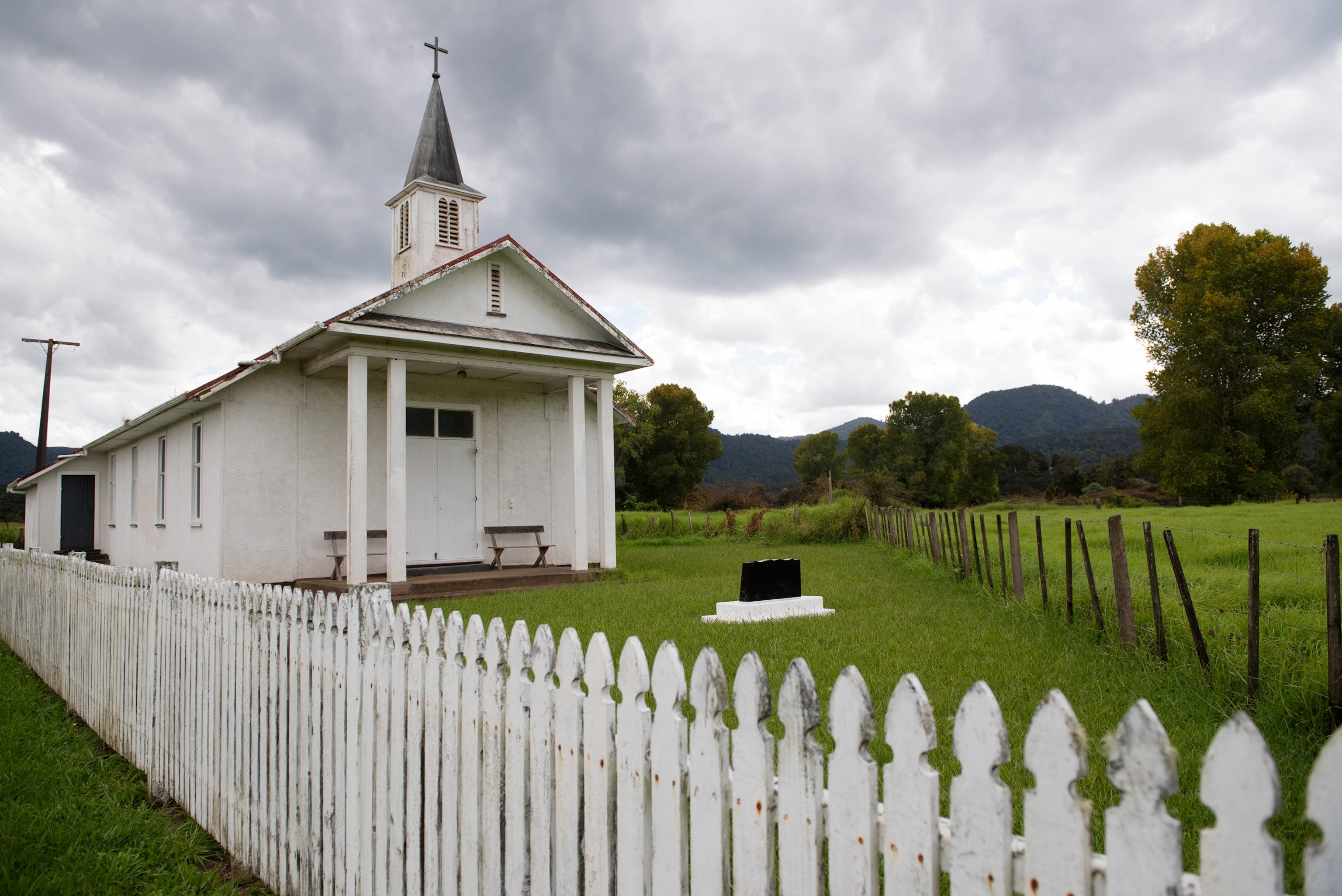a church in Mangamuka in the Northland Region of New Zealand's North Island