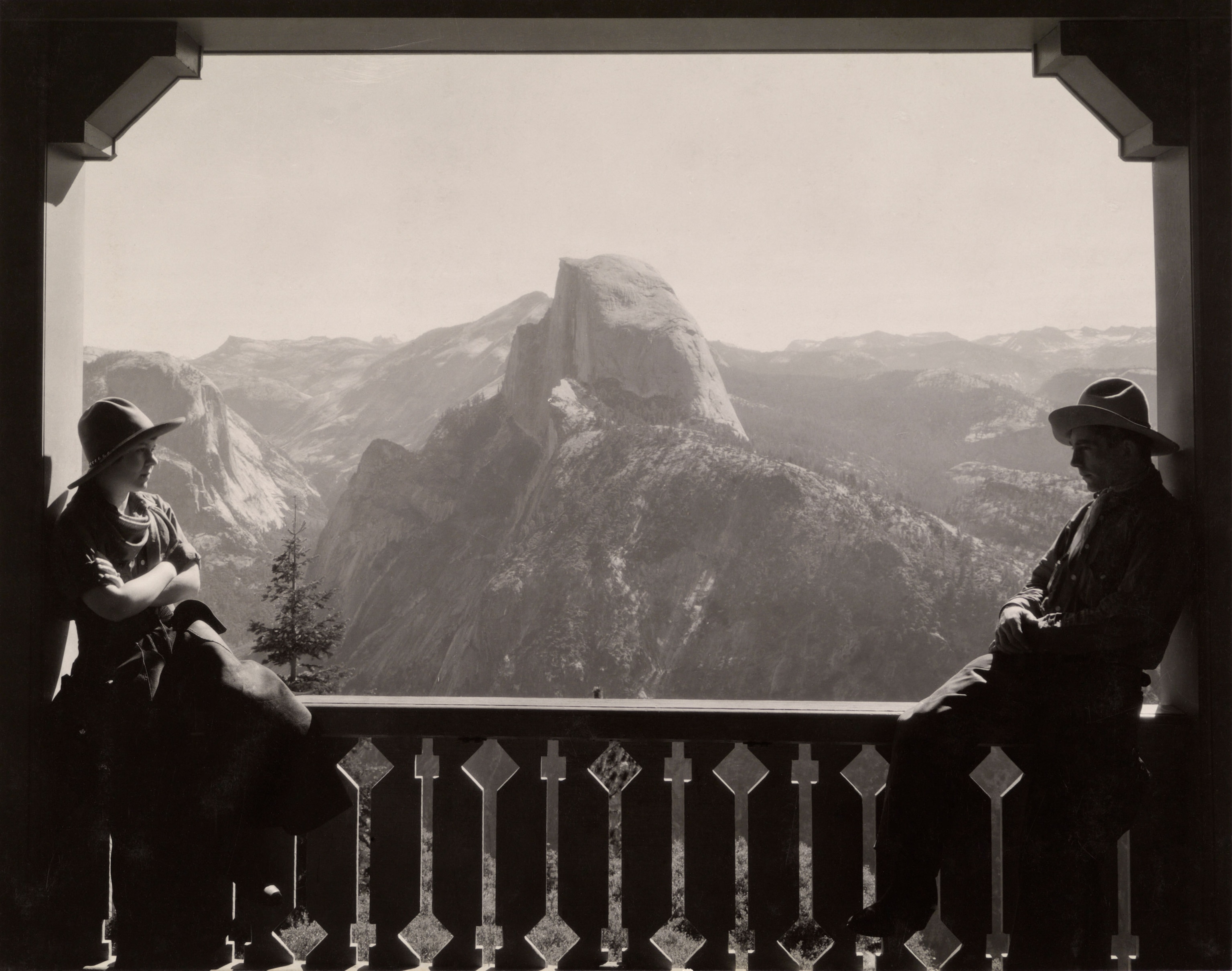 the view of Half Dome in Yosemite National Park
