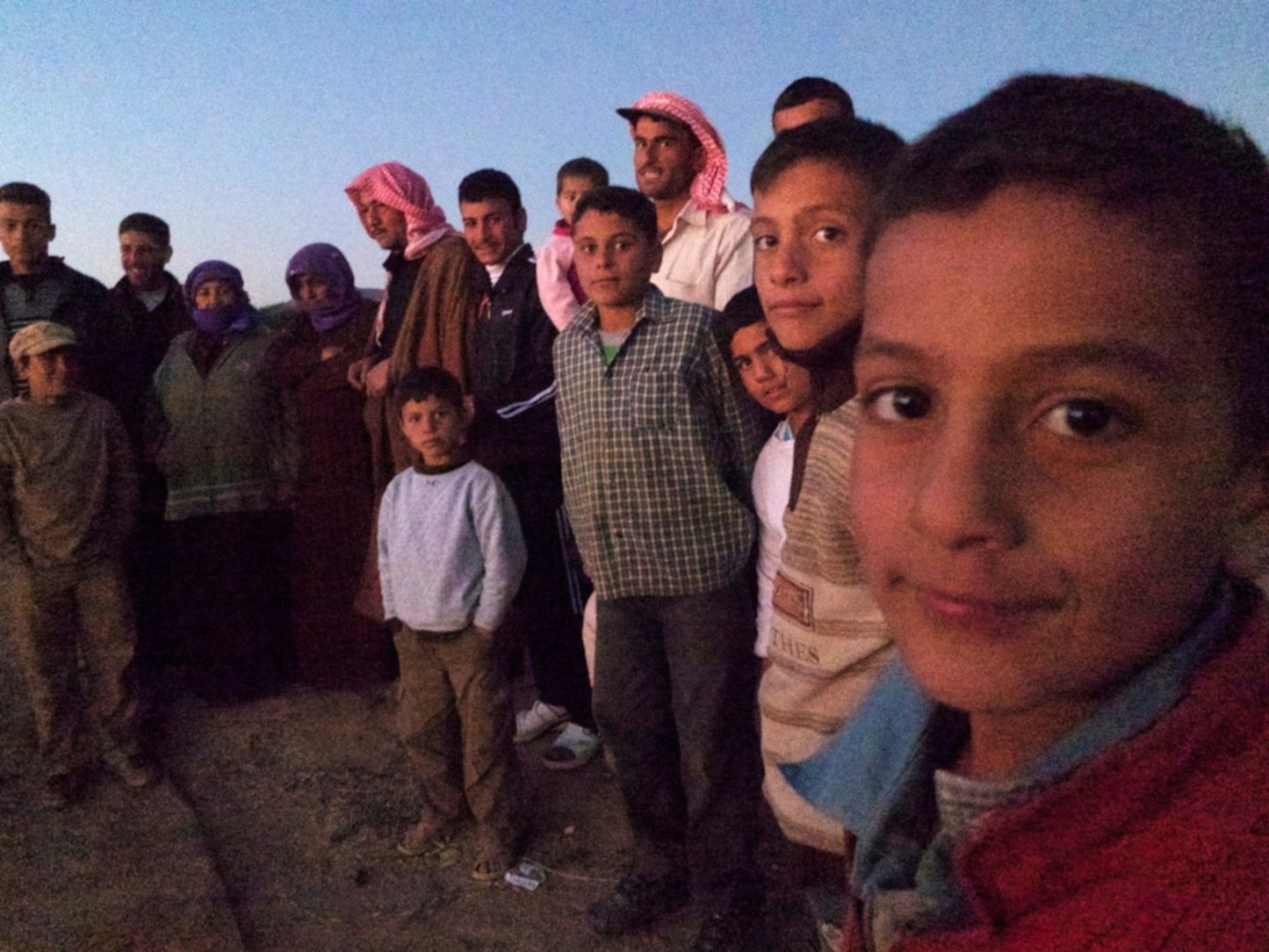 Of the 104 Syrian refugees at the tomato pickers’ camp, 40 are children.