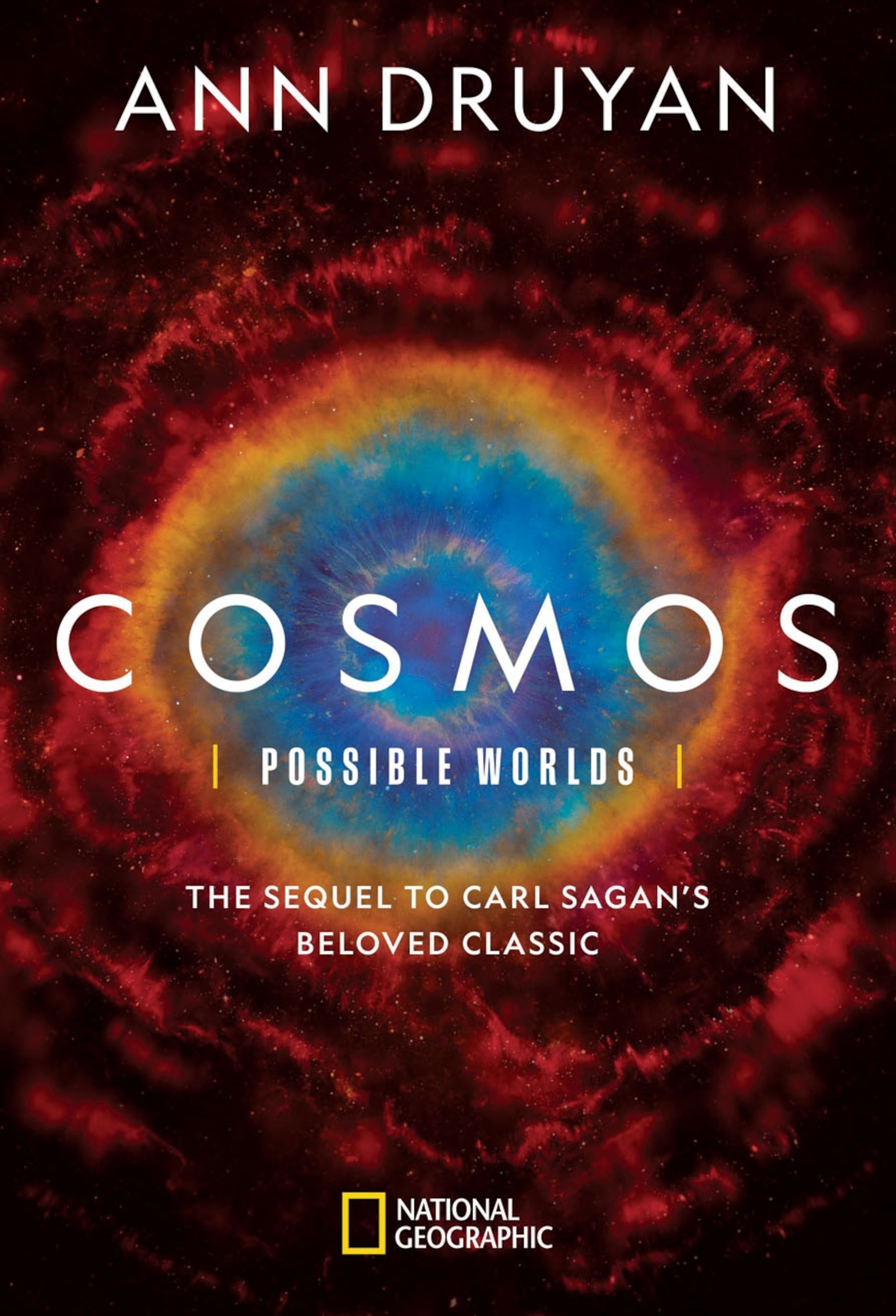 book cover with title Cosmos.