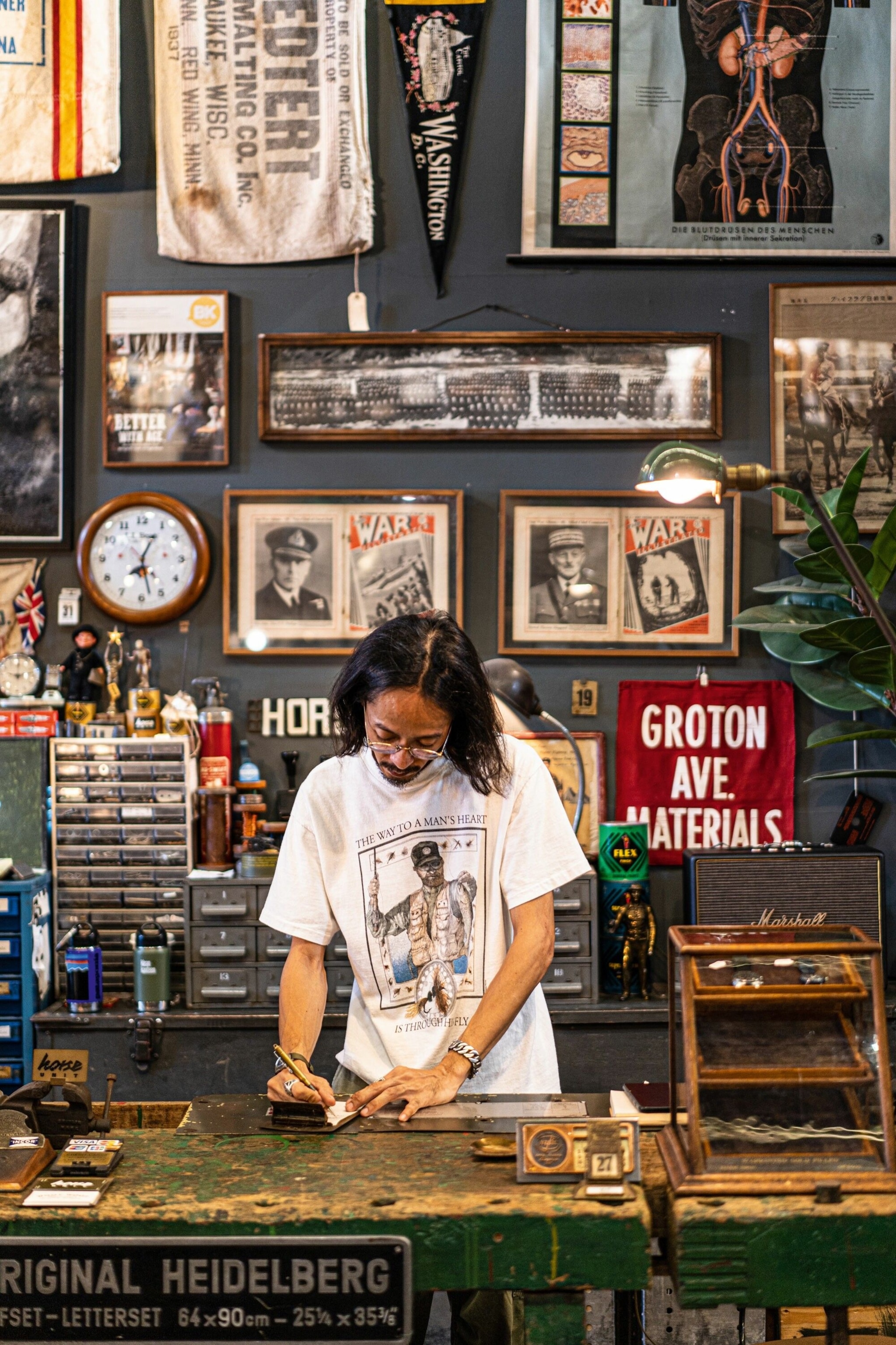 Shop with locally made goods