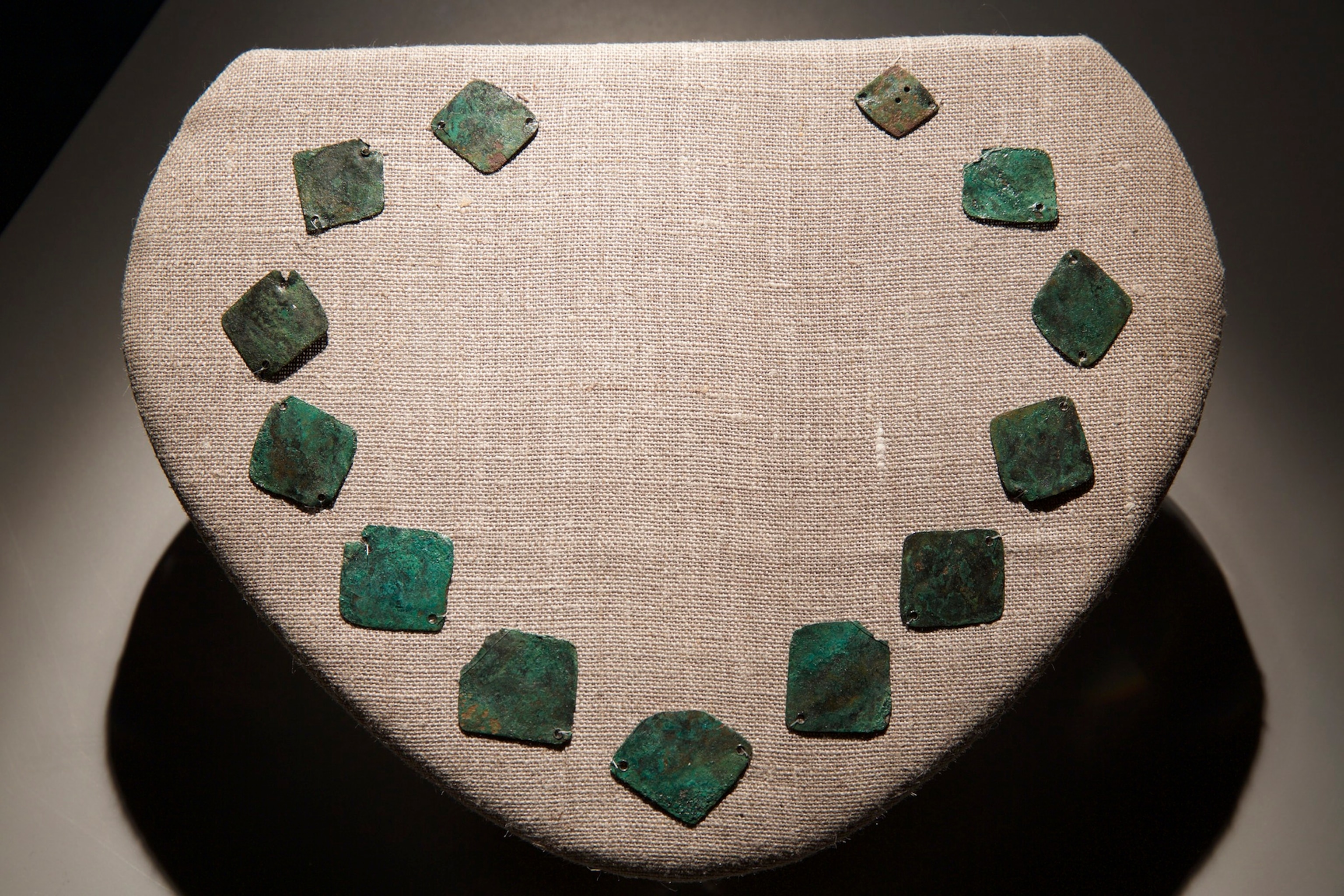 a copper necklace