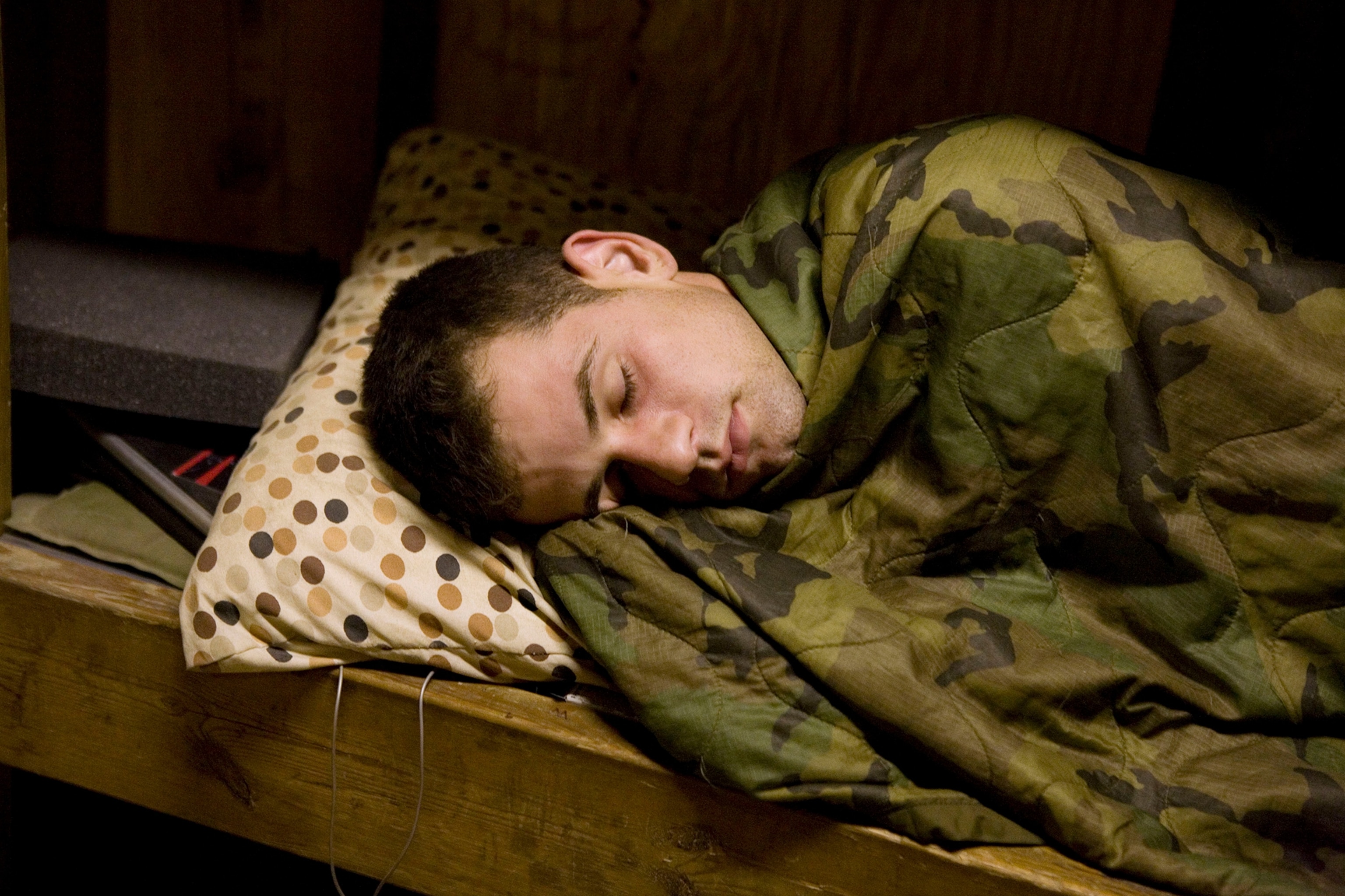 sleeping soldiers