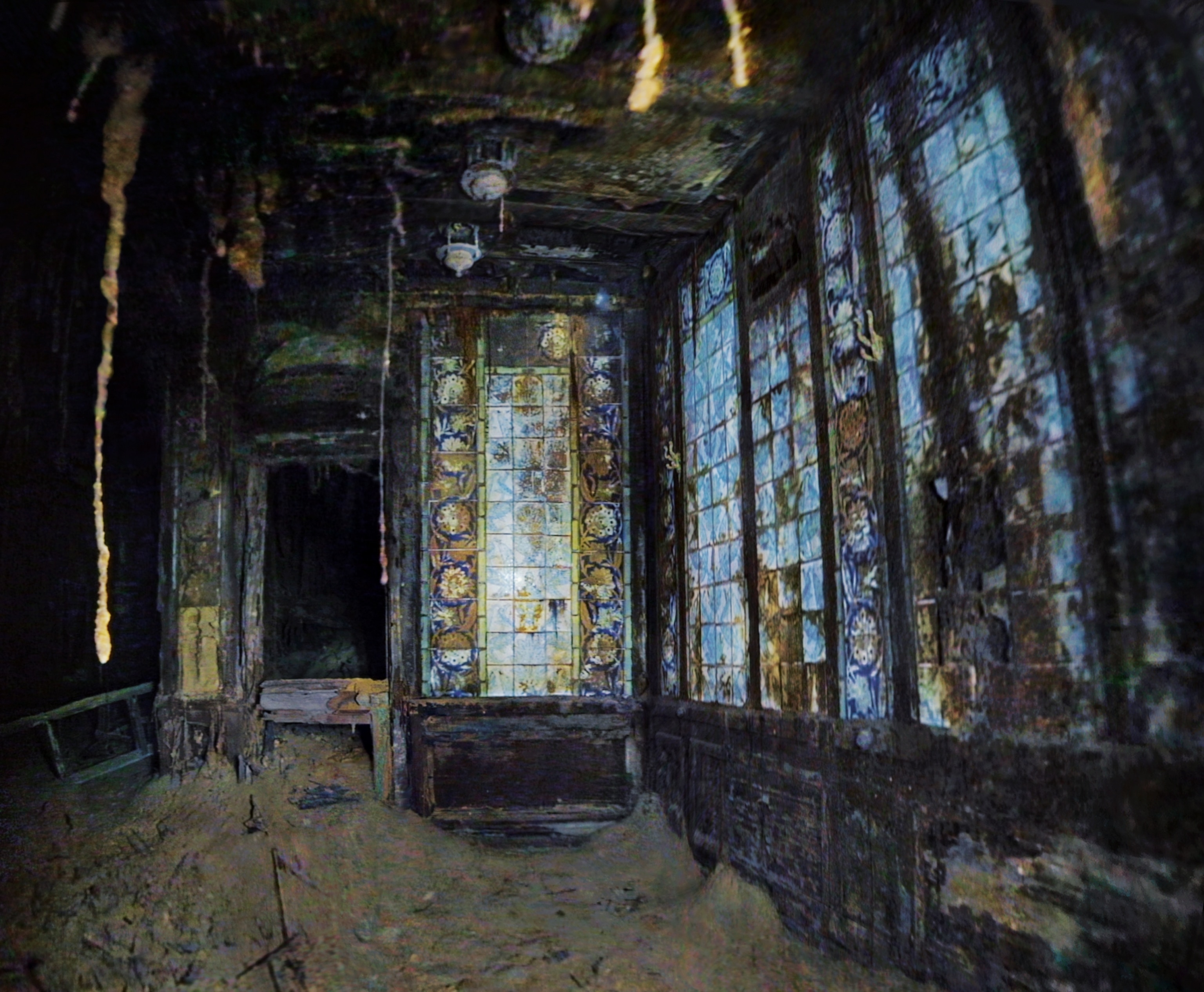 the ceramic-tiled Turkish Bath on Titanic