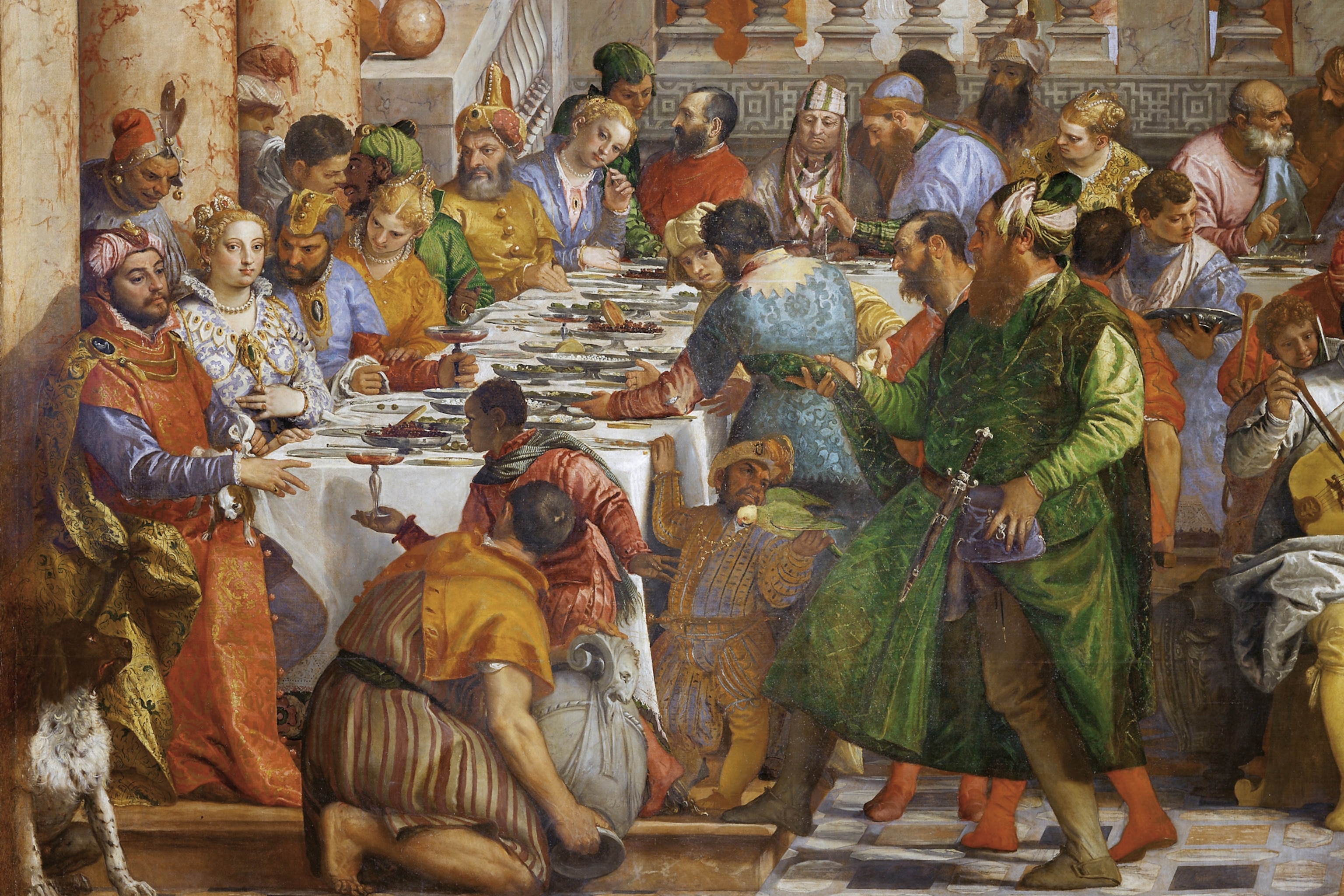 Paolo Veronese's 1563 painting "The Wedding Feast at Cana"