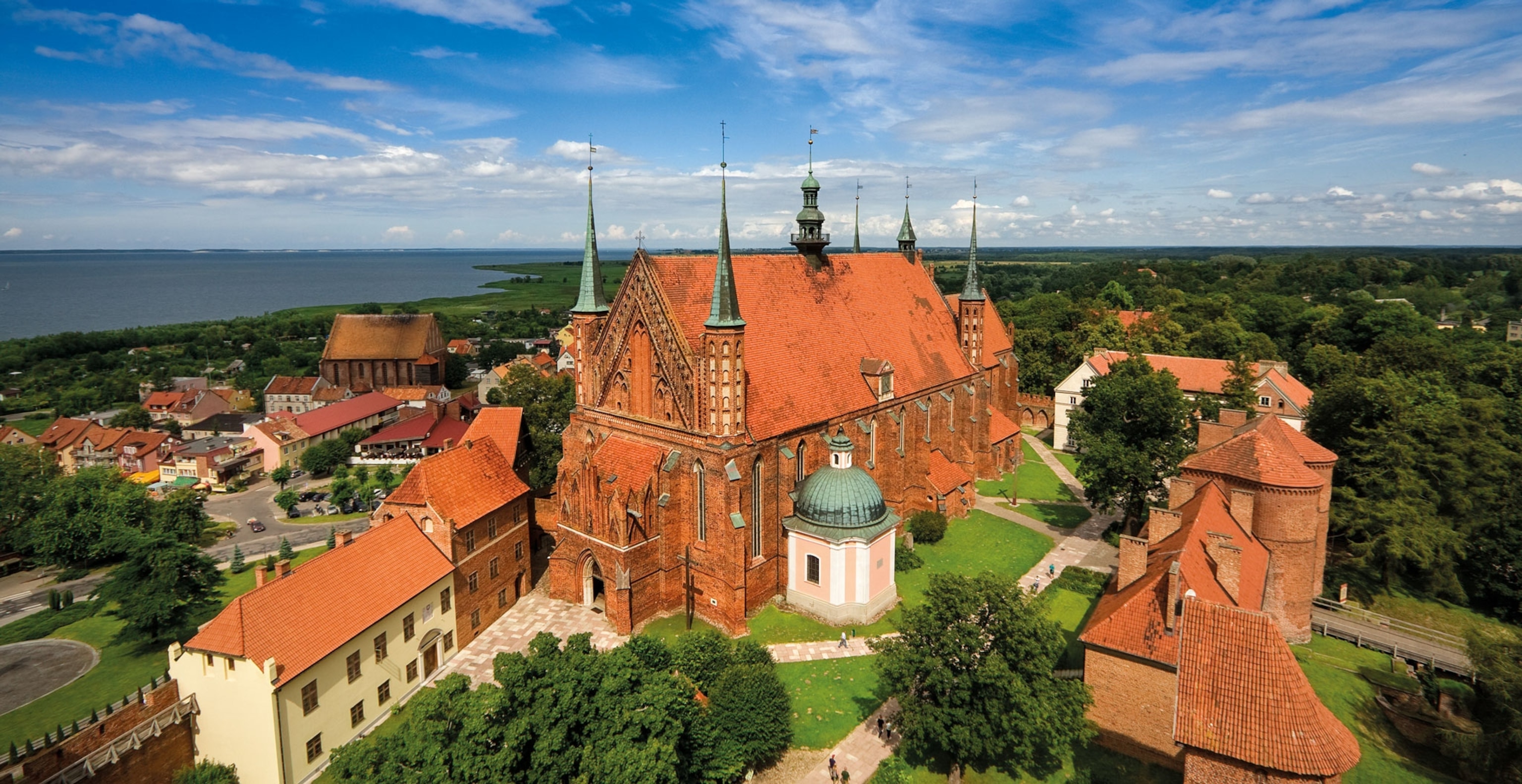 the Cathedral of Frombork, Poland, where Copernicus worked as a canon and astronomer