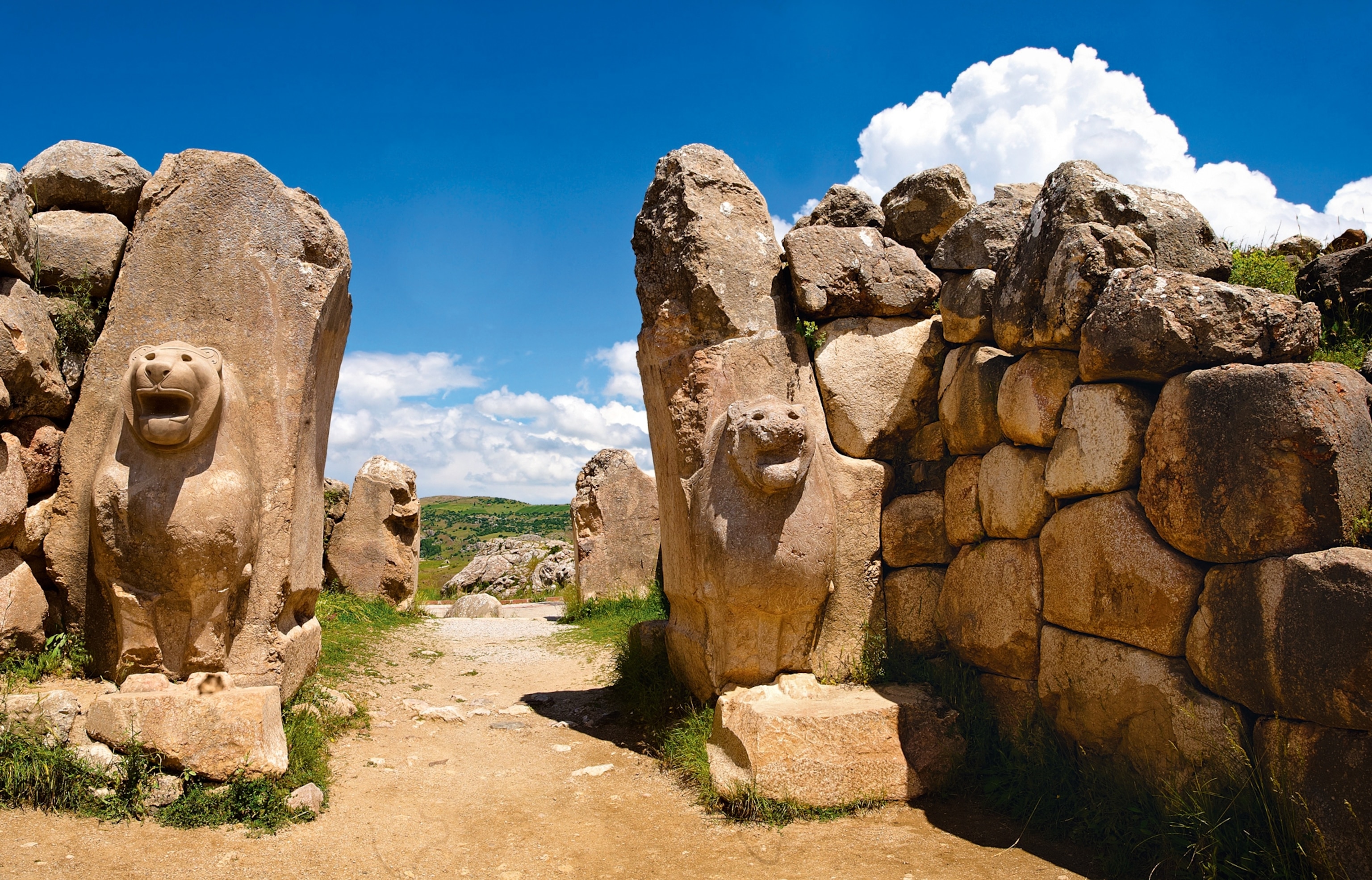 the Lion Gate at Hattusha