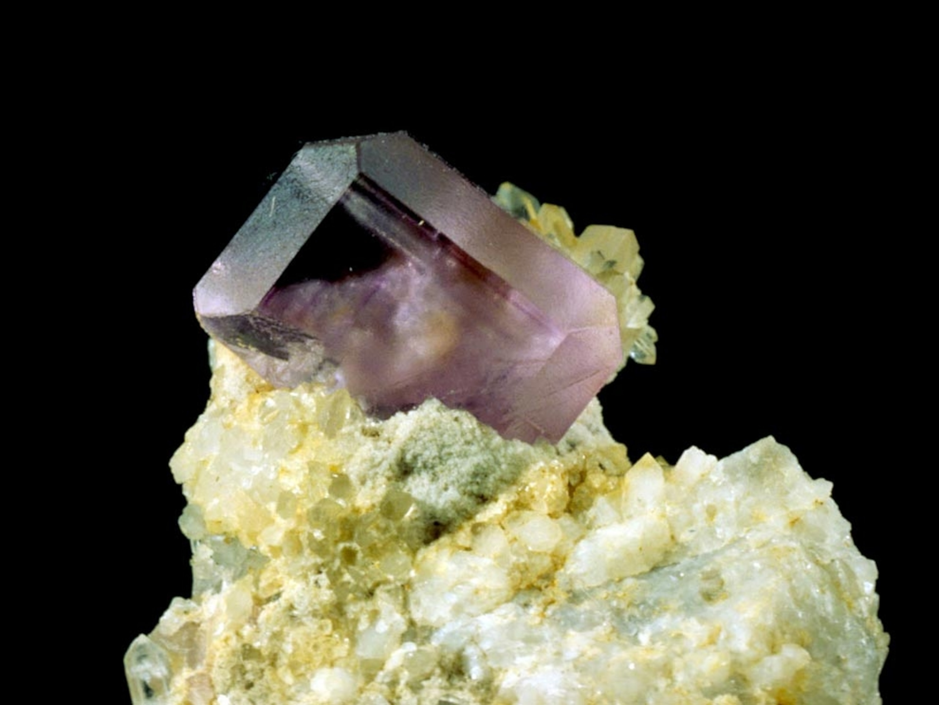 Calcite and fluorite