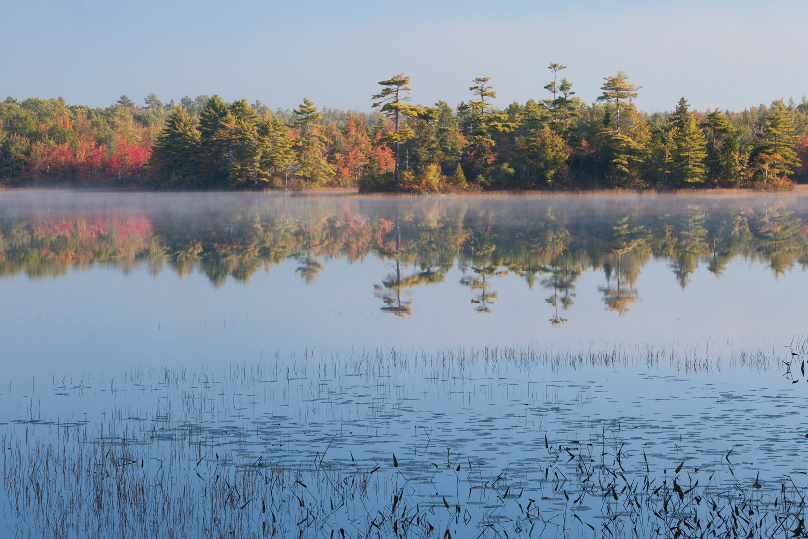 Sommes Pond on Desert Island in Acadia National Park in Maine