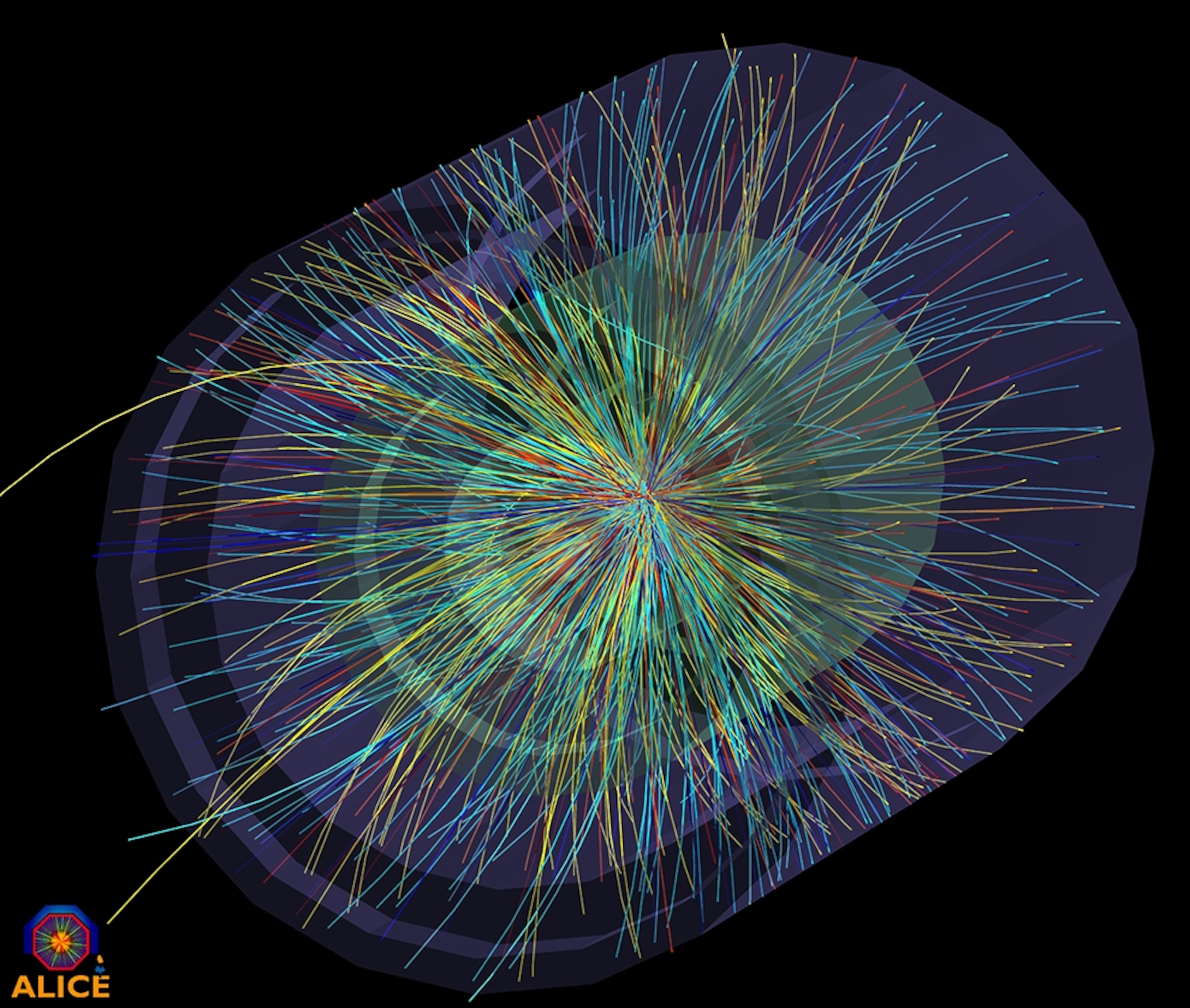 Ions collide.