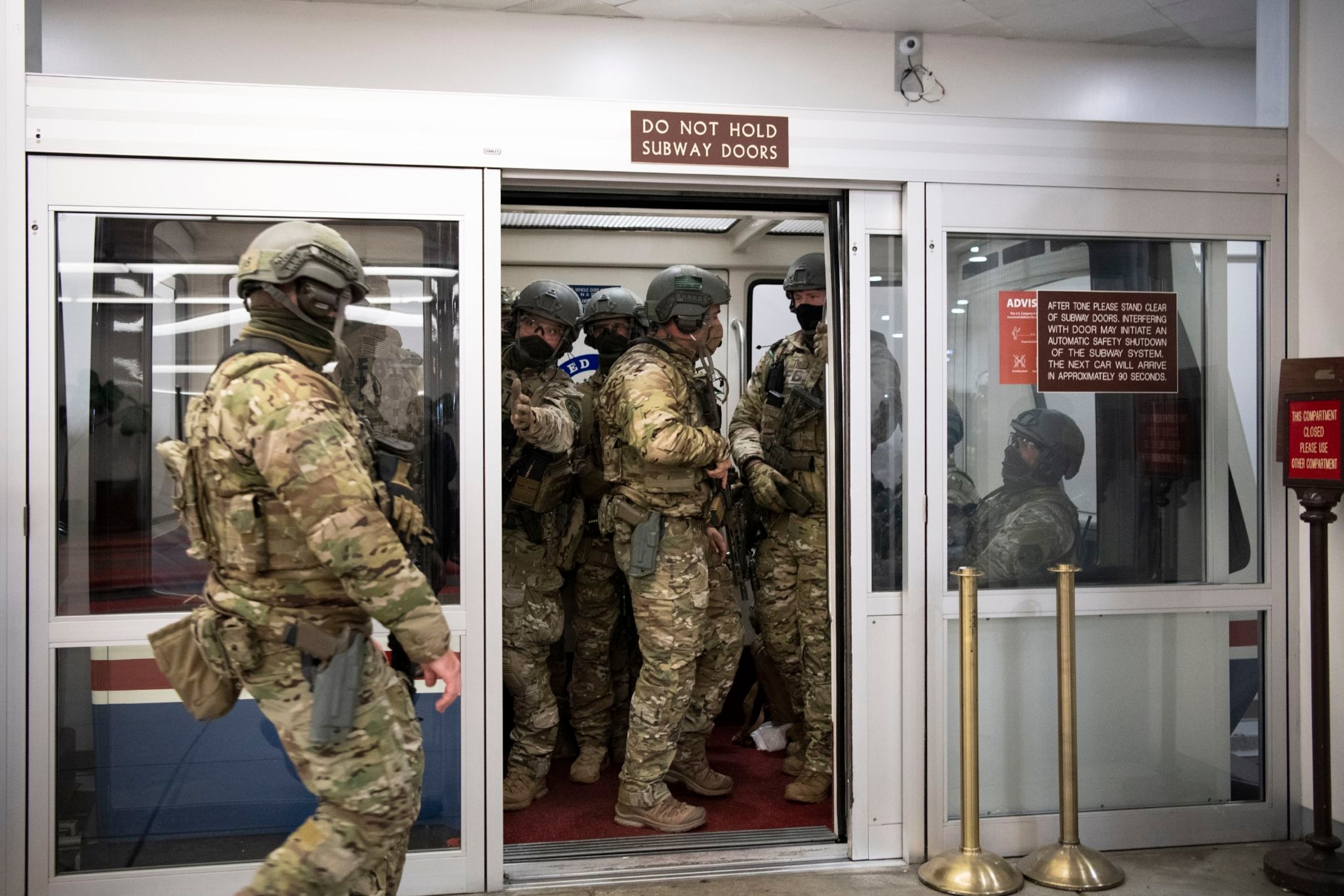 Siege of inside the U.S. capitol building in Washington D.C.