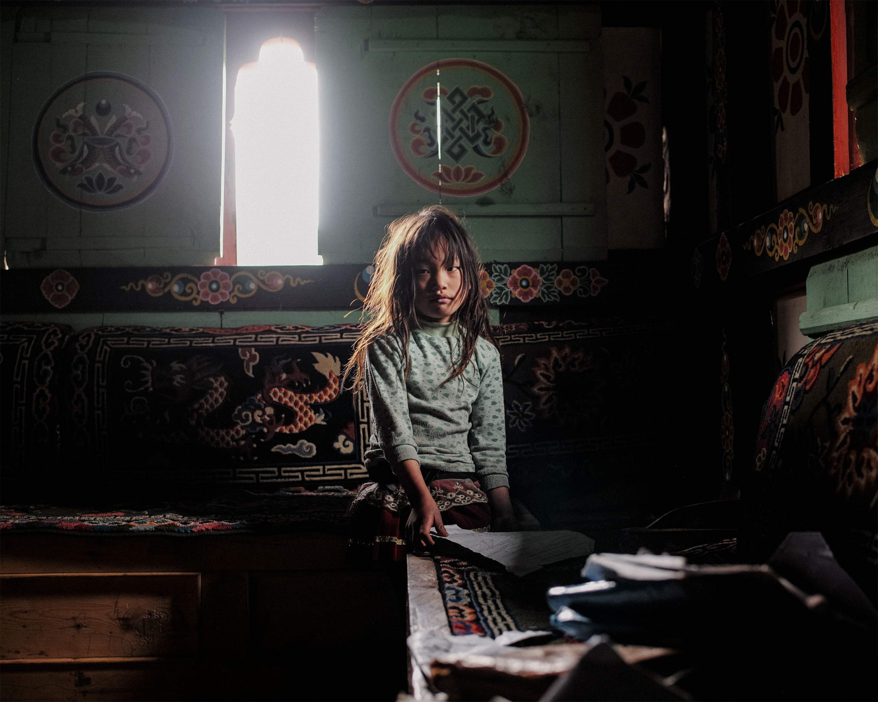 people in the mountains of Bhutan