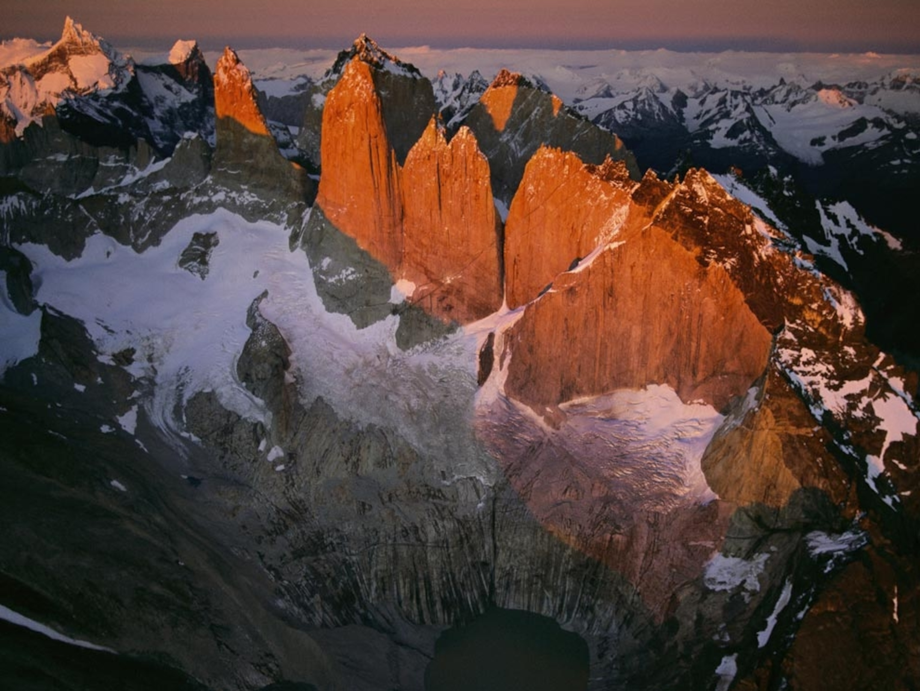 Andes Mountain peaks