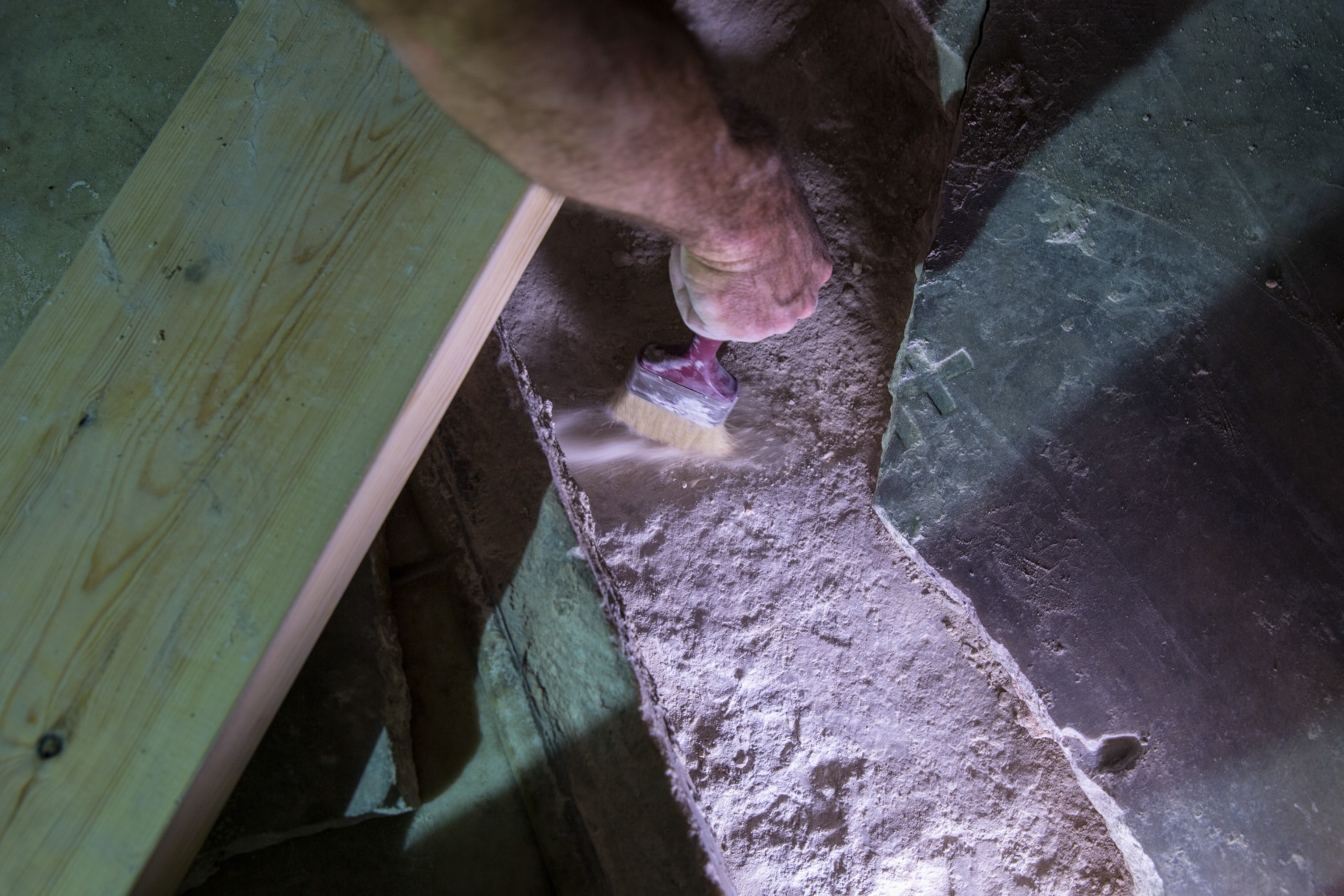 Jesus' tomb in the Church of the Holy Sepulchre in Jerusalem