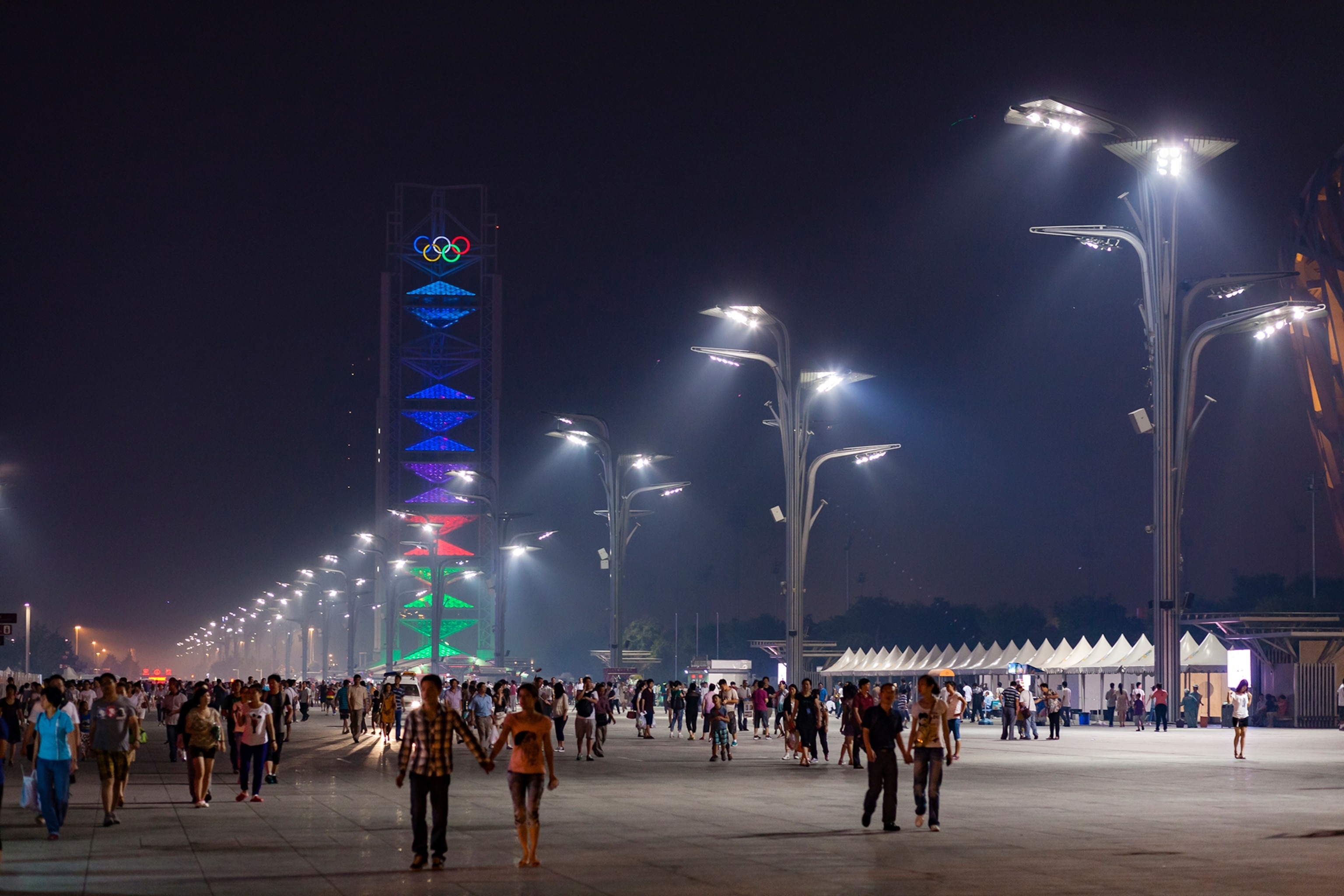 people walking in China