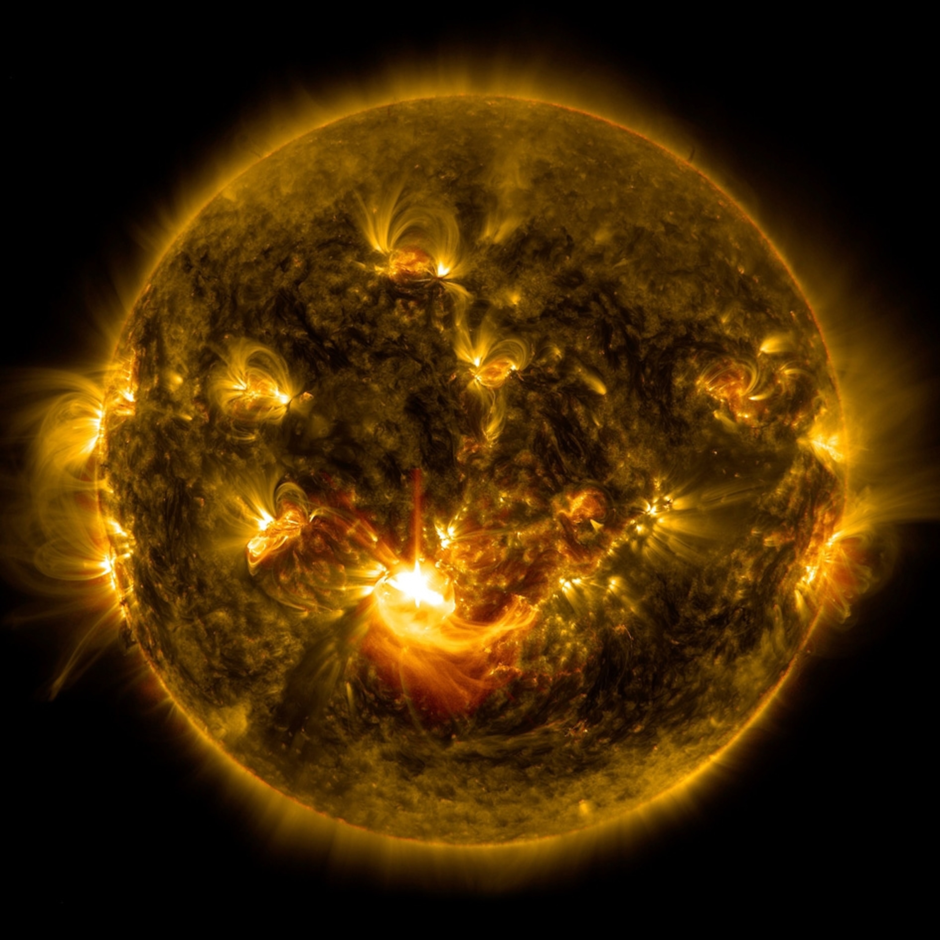 solar flare.