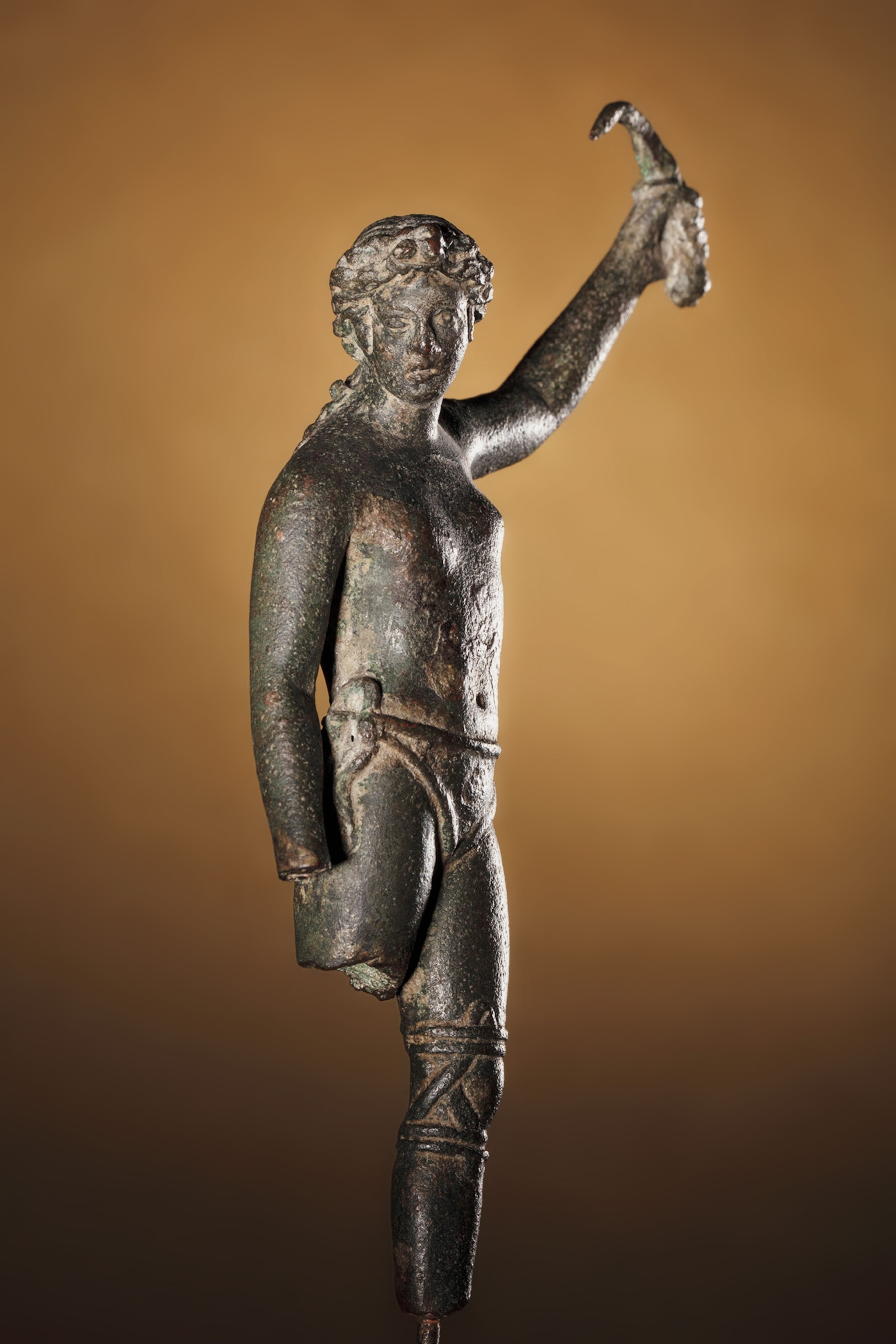 Not all experts agree that this 2,000-year-old statue is of a female gladiator, but female fighters did exist.