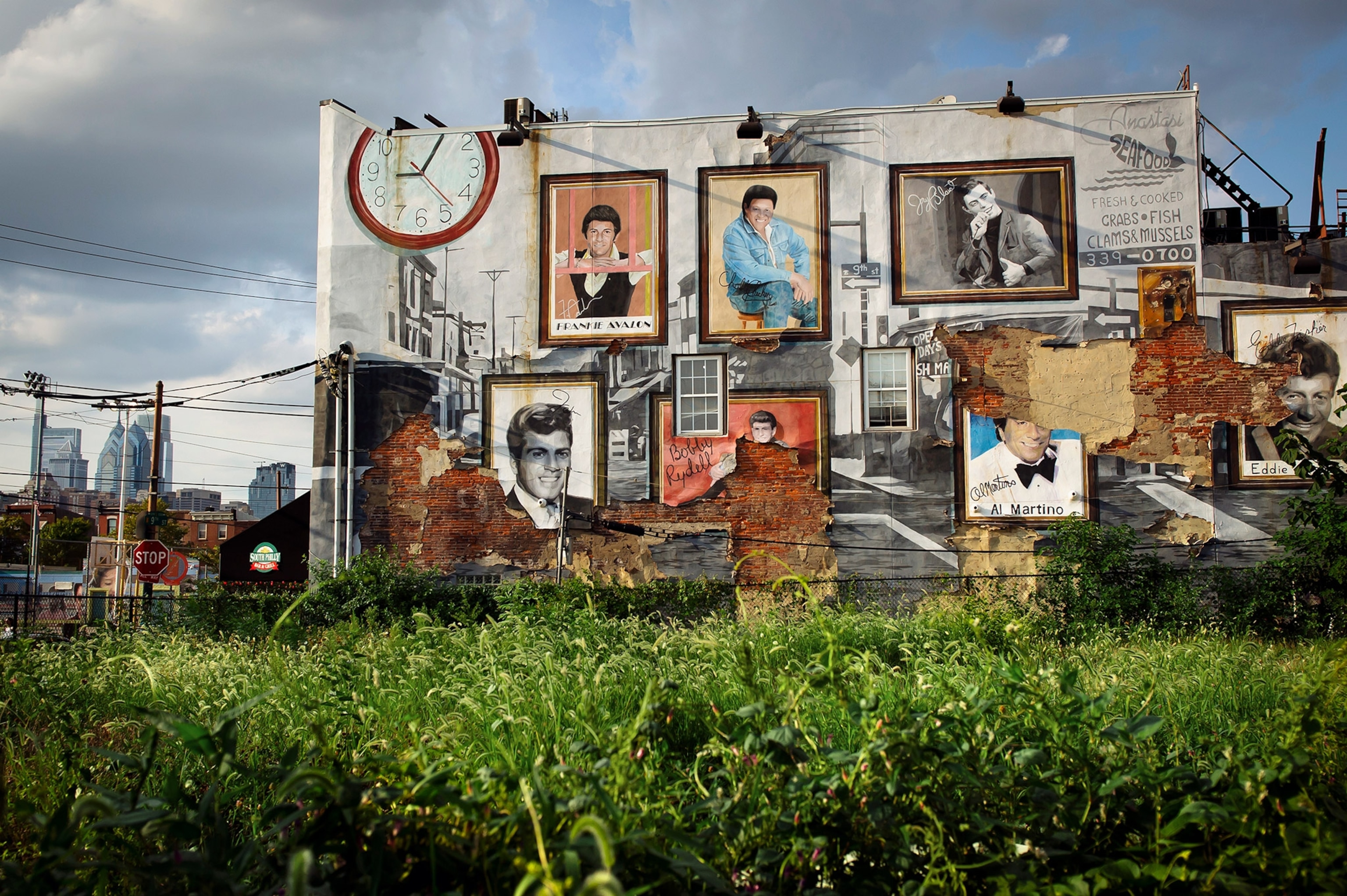 A mural on South 9th street in East Passyunk.