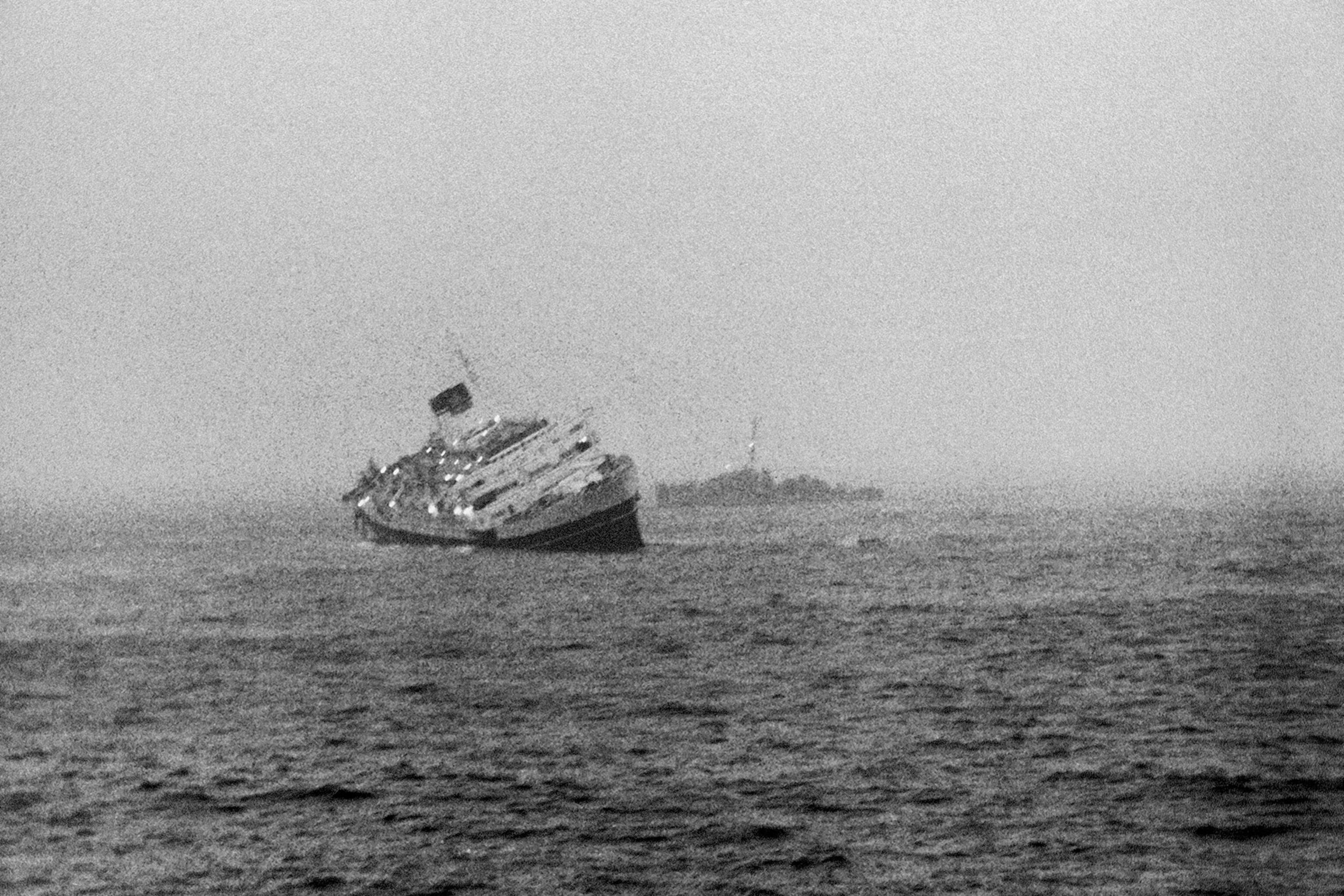 Andrea Doria sinking in Atlantic