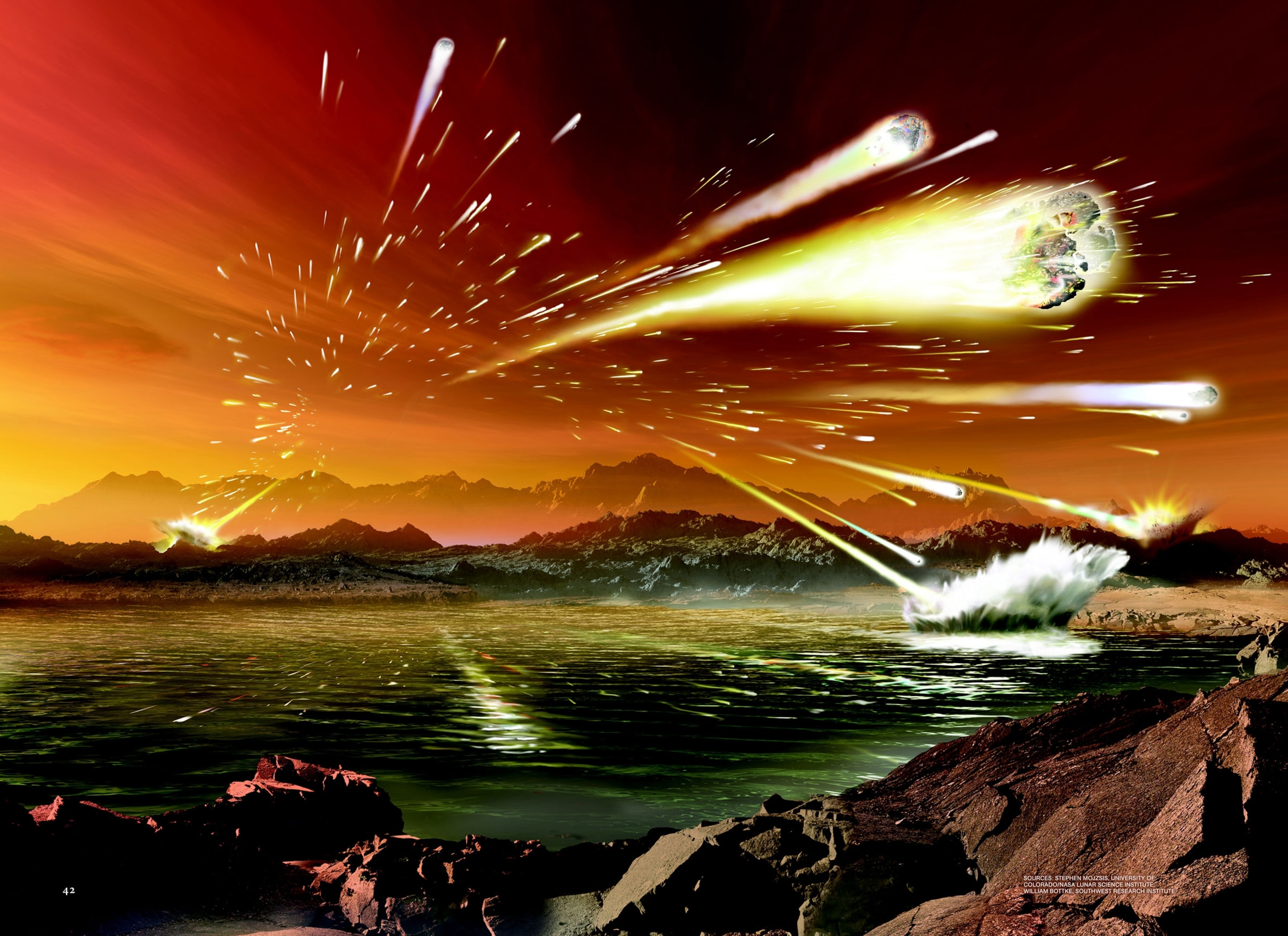 the Late Heavy Bombardment.