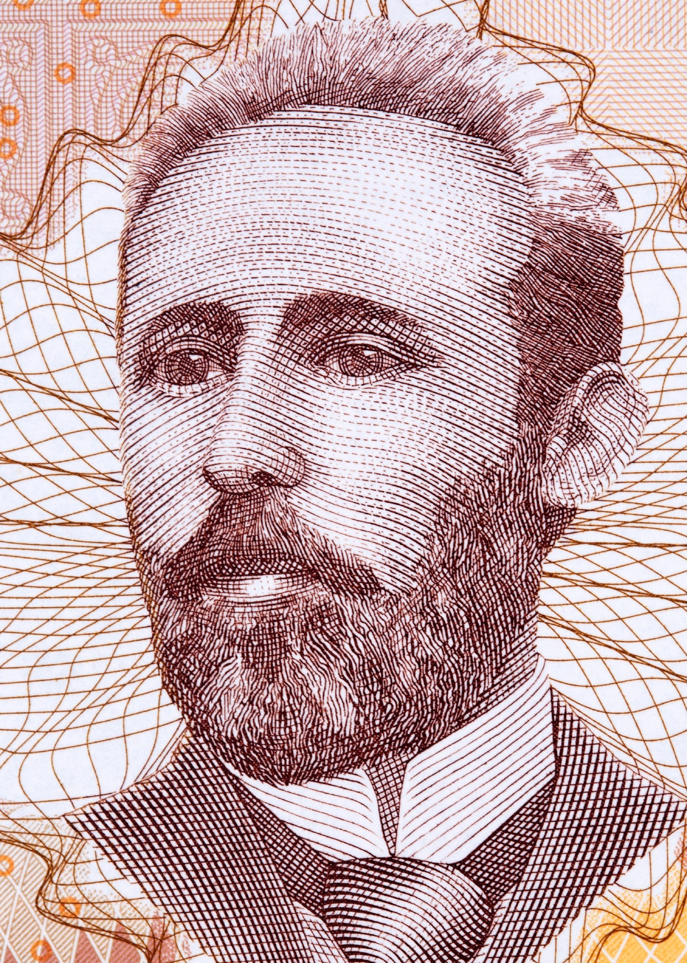 Face on currency