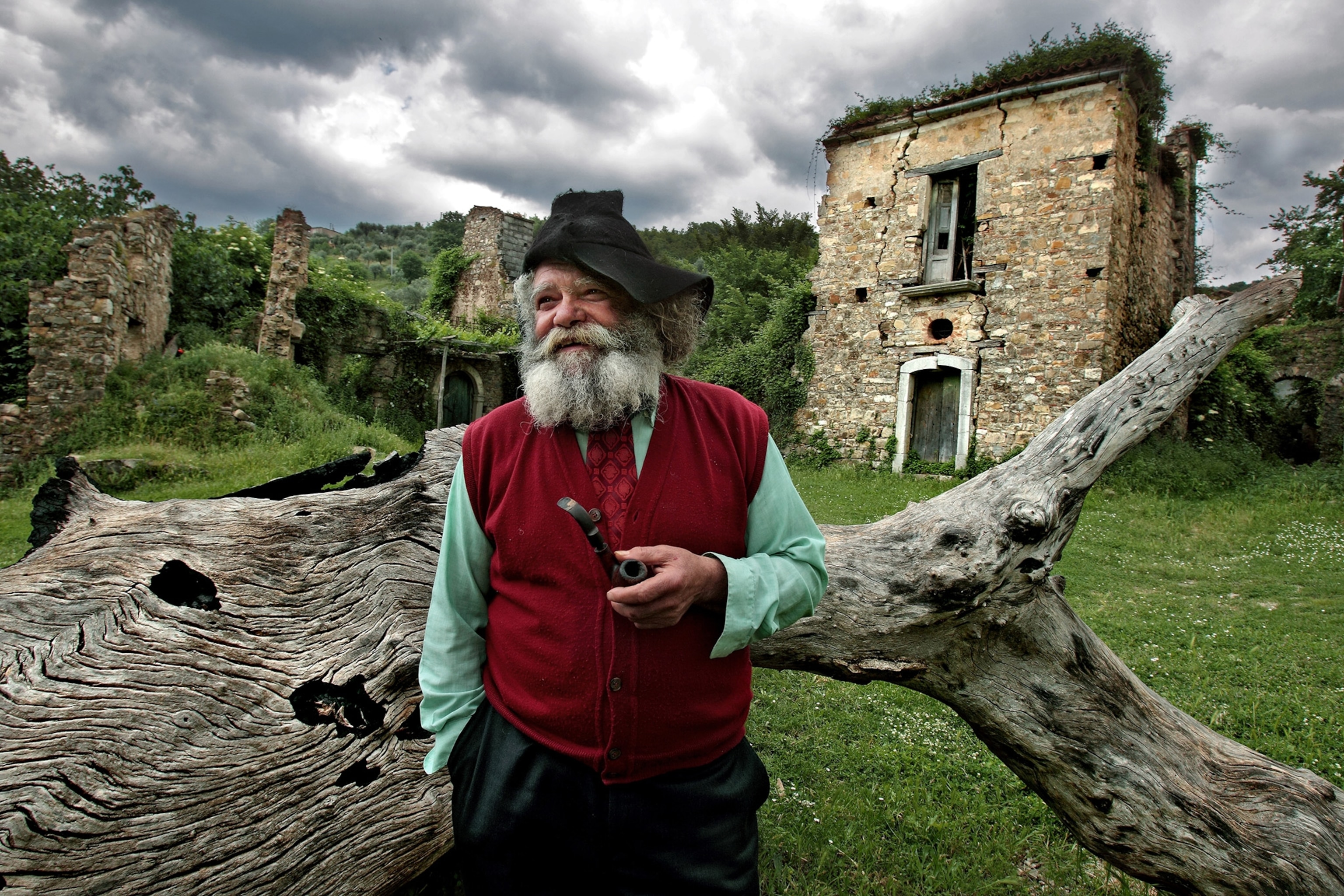 an abandoned village in Italy