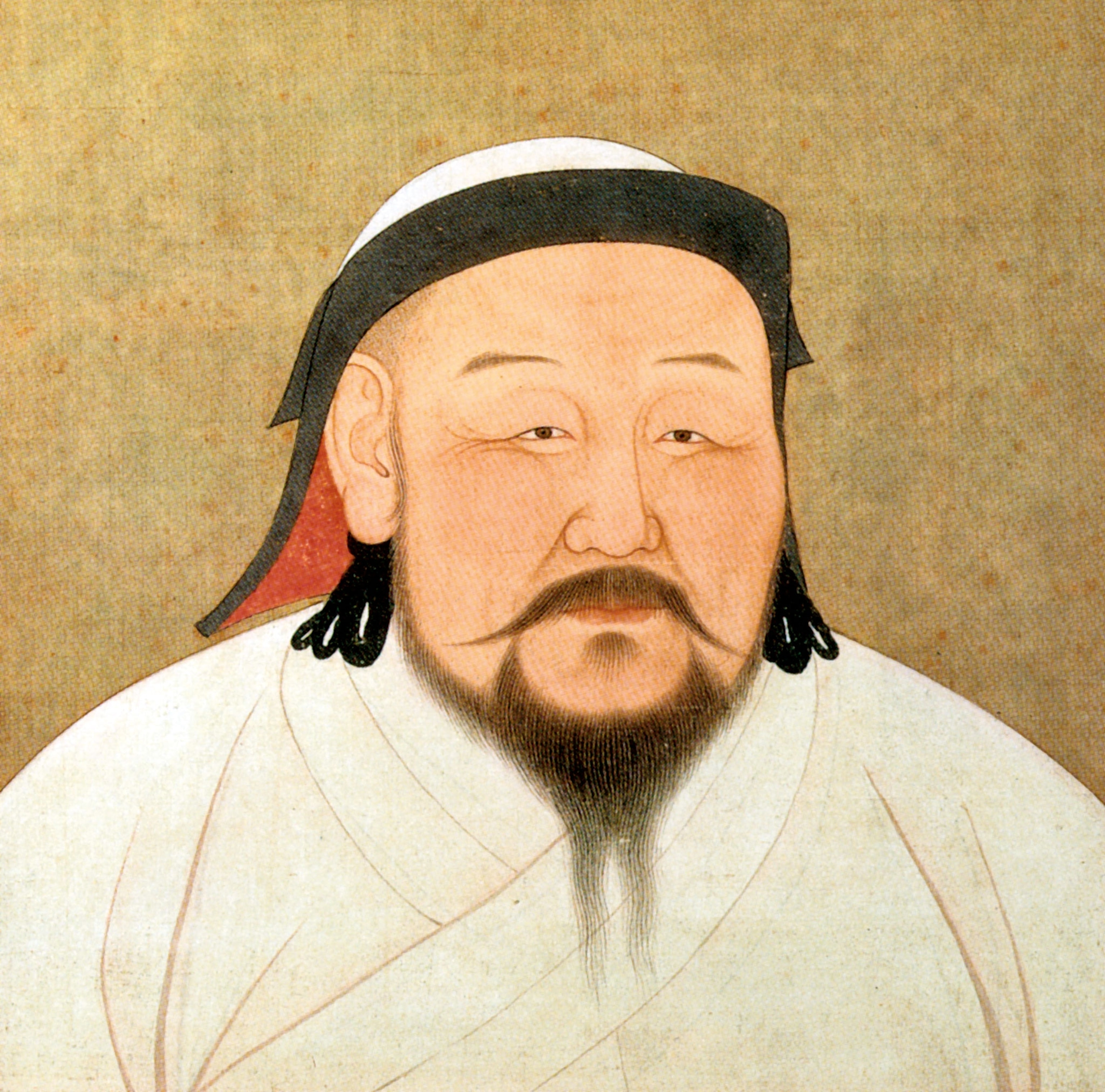 a portrait of Kublai Khan