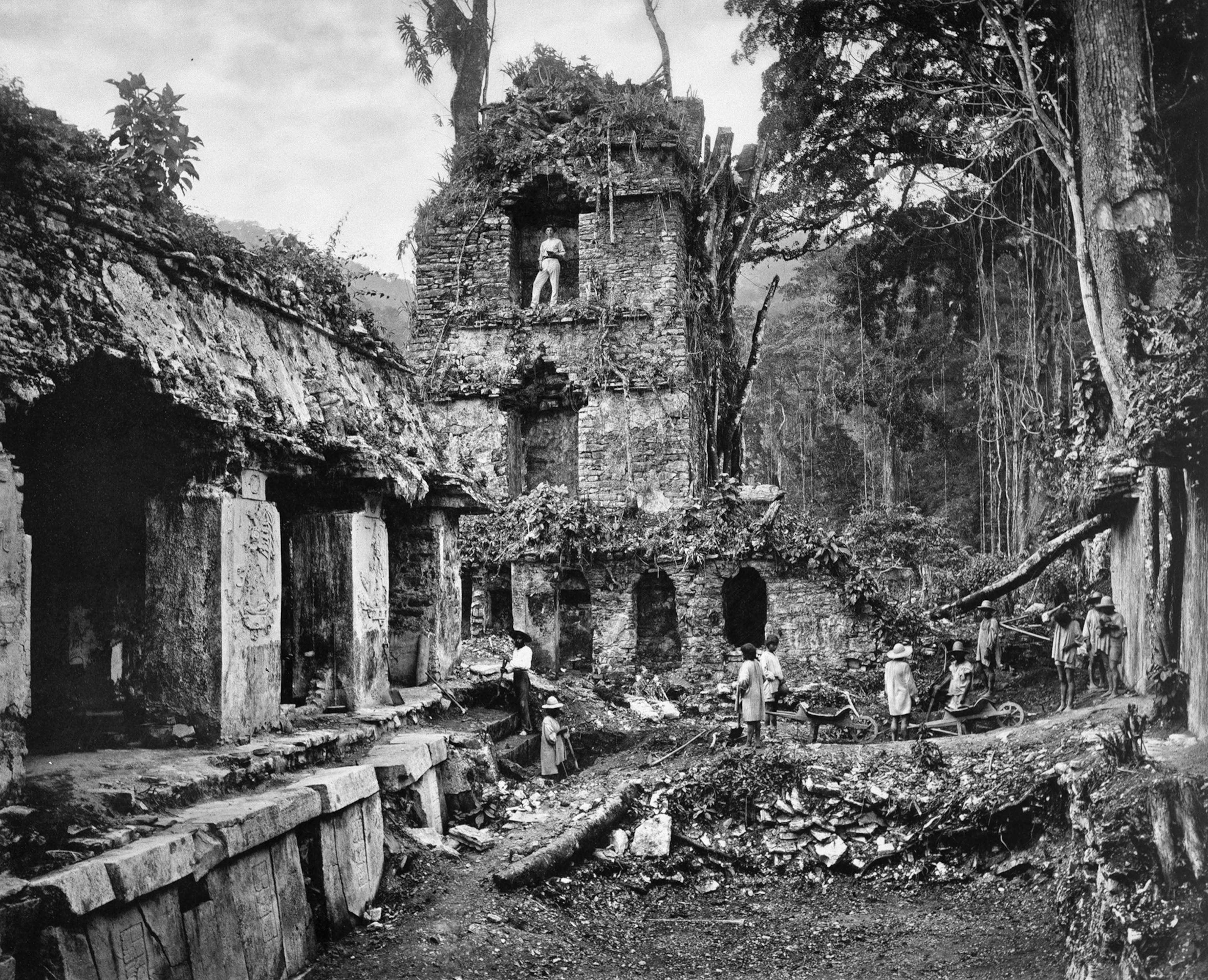 Alfred P. Maudslay the Maya ruins in Mexico
