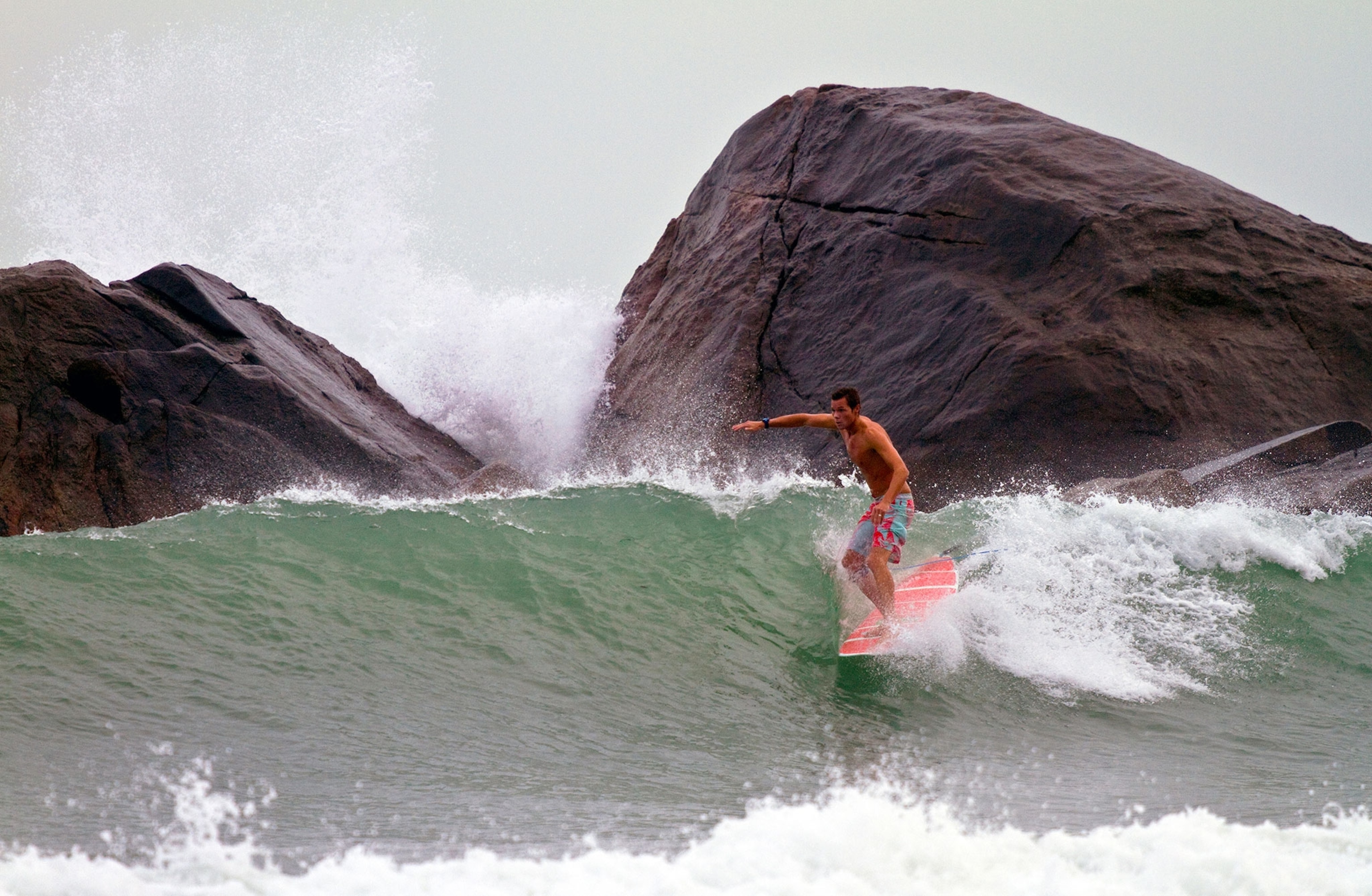 a surfer in Hainan, China
