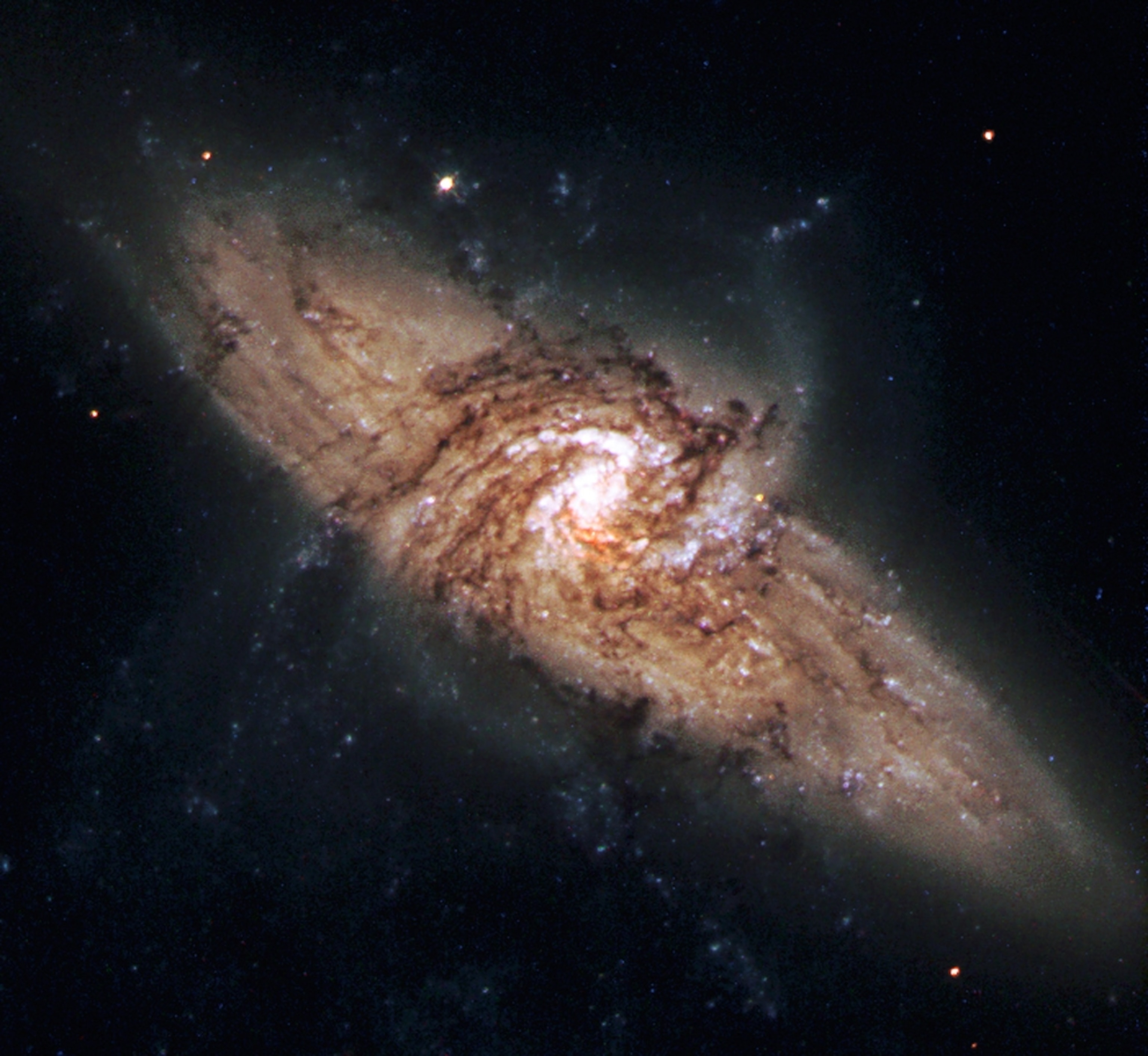 lined-up galaxies