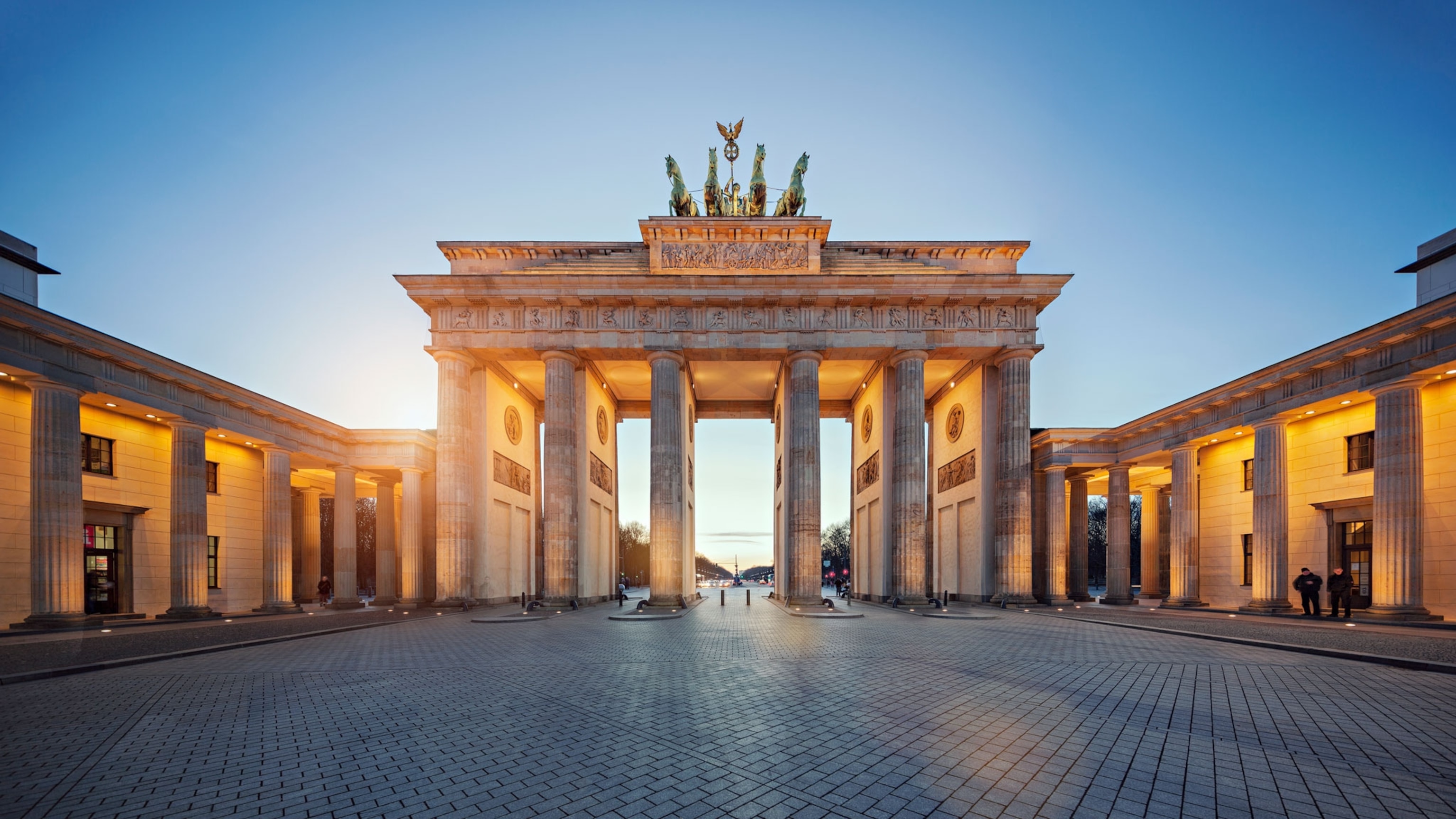 the Brandenburg Gate in Berlin