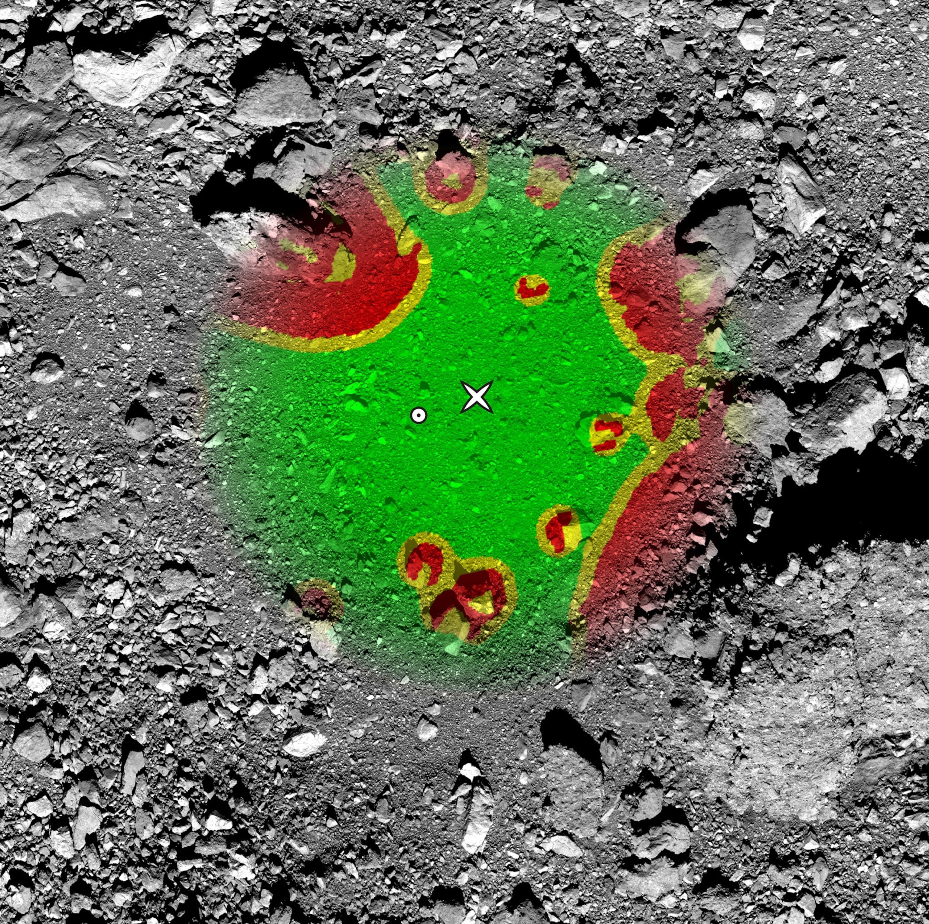hazard landing zone map