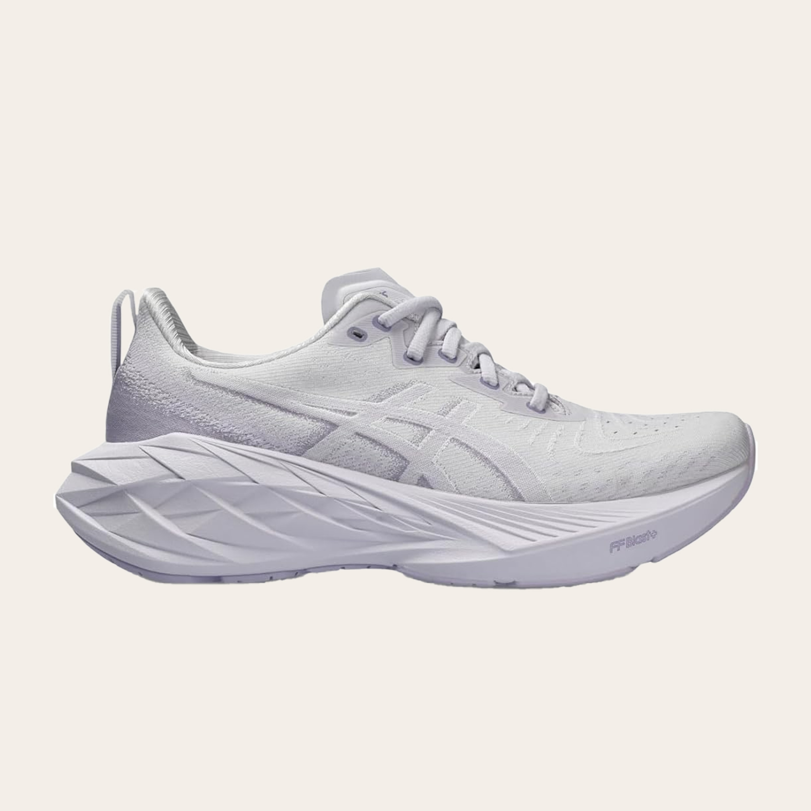 An image of white sneakers. 