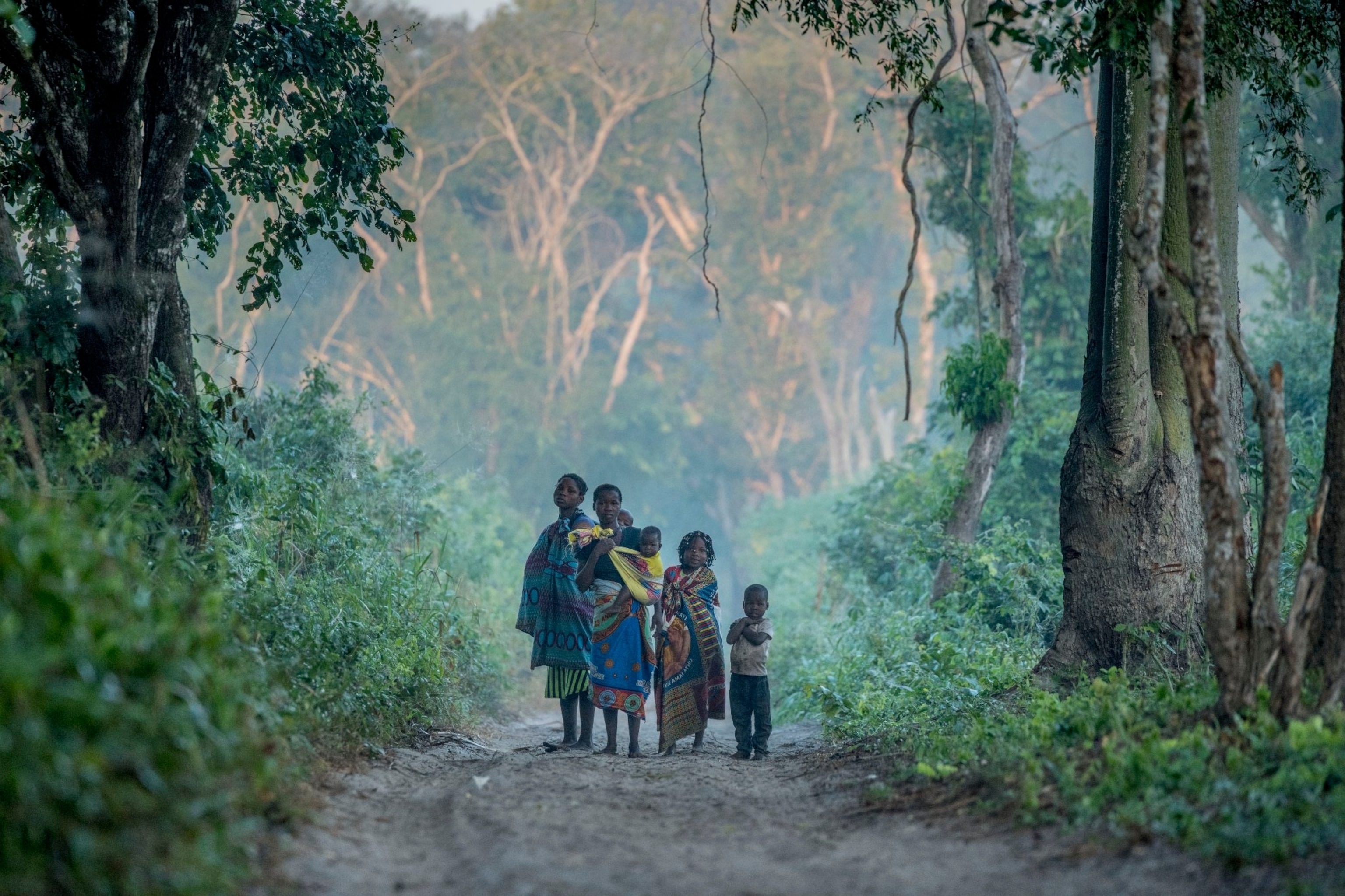 villagers in Mozambique