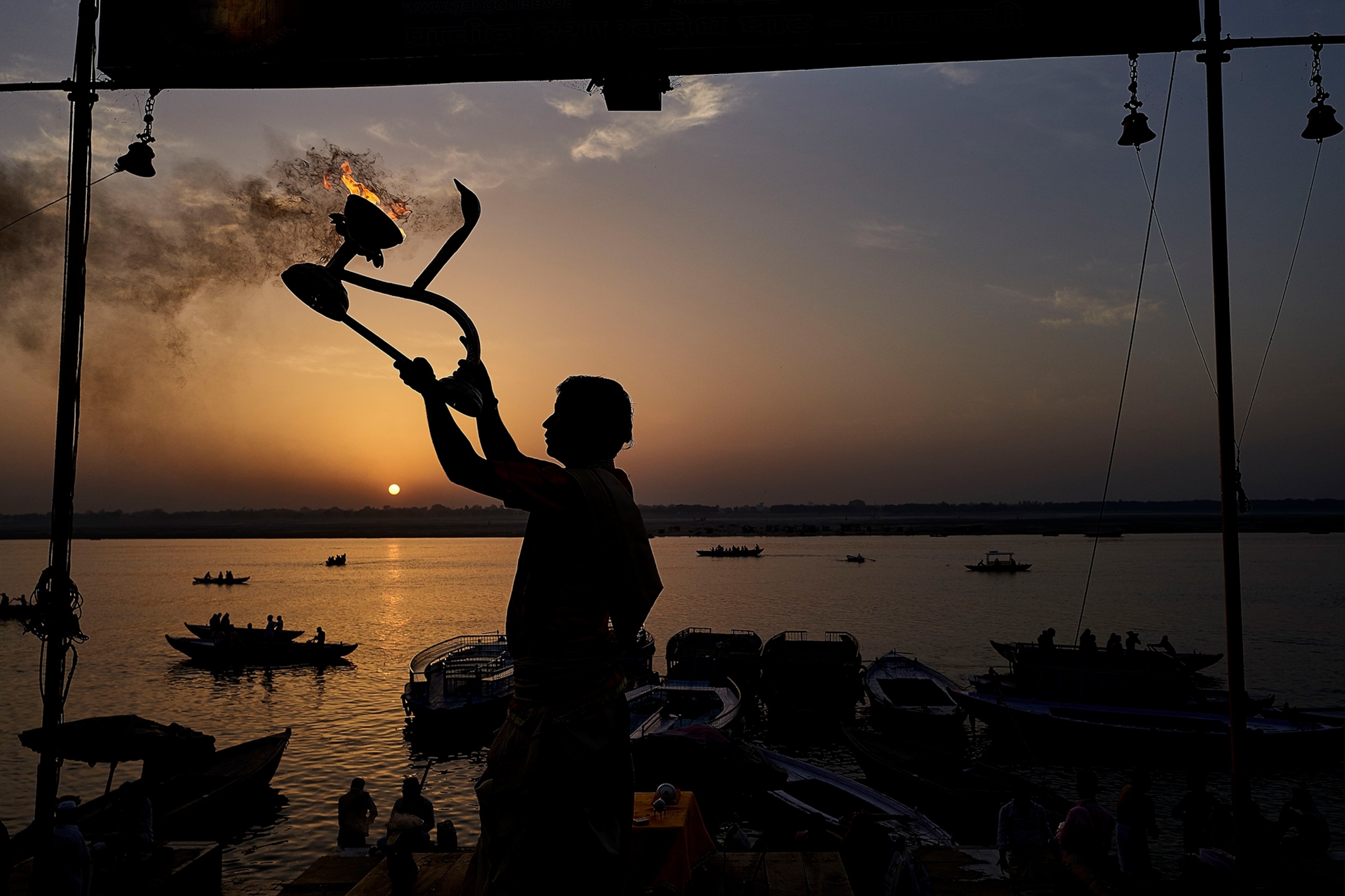 Ganges River ritual