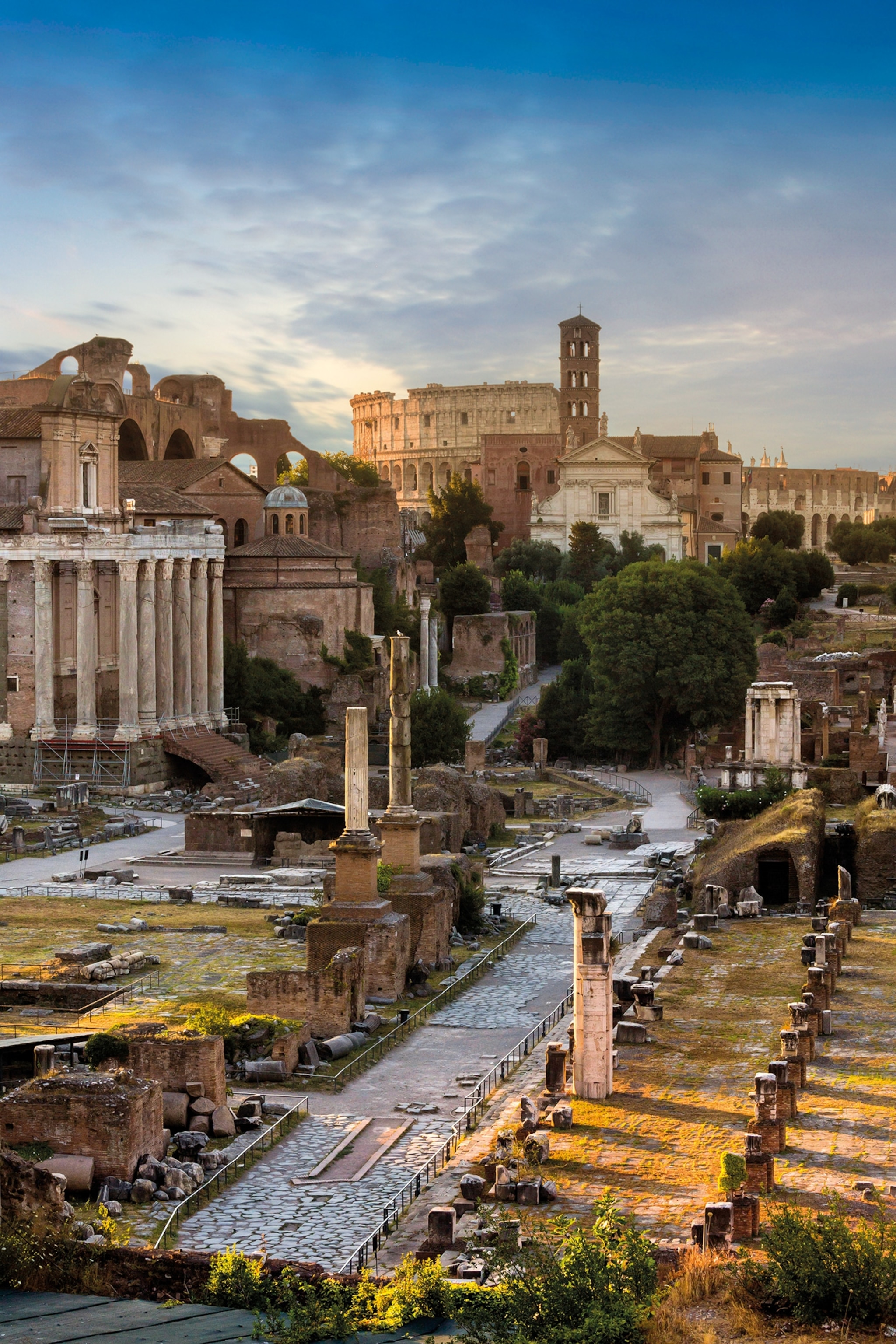 Caesar’s residence was on the Via Sacra— the main artery through Rome, which also passed through the Forum. Caesar would have been carried along this route to the Theater of Pompey on the Ides of March.