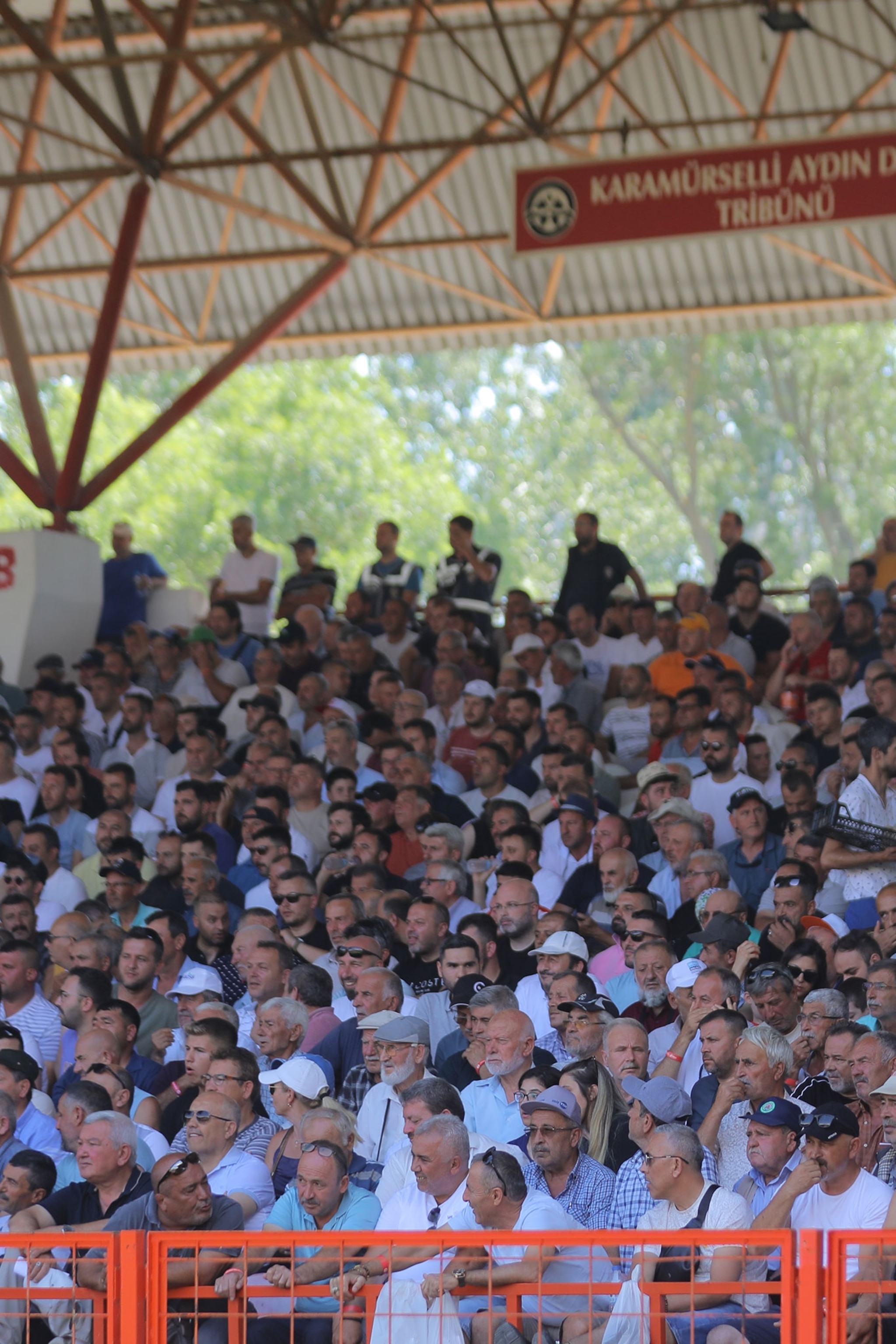 Crowd in the stands at Edirne Kırkpınar