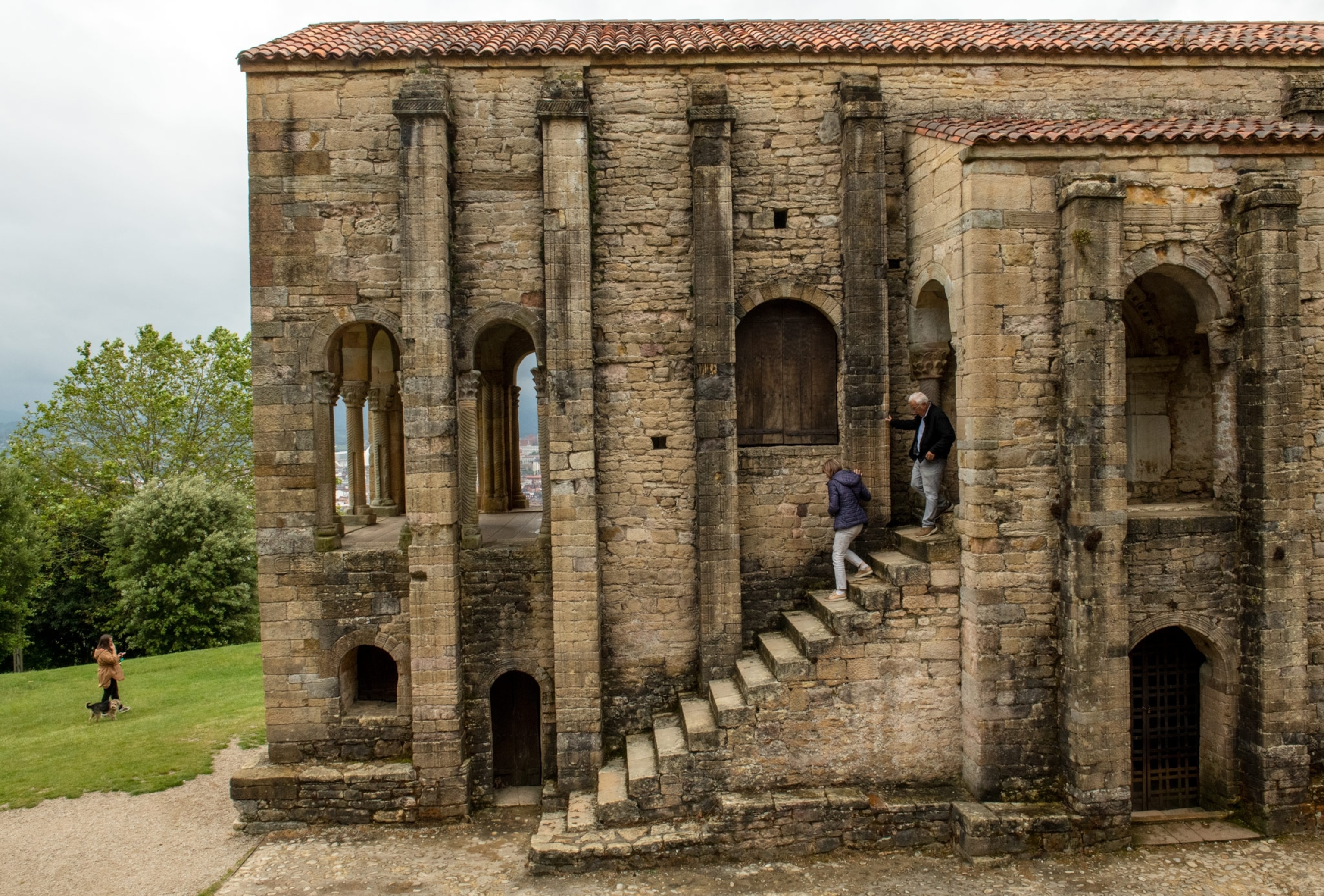 santa maria del naranco in oviedo, asturias, spain