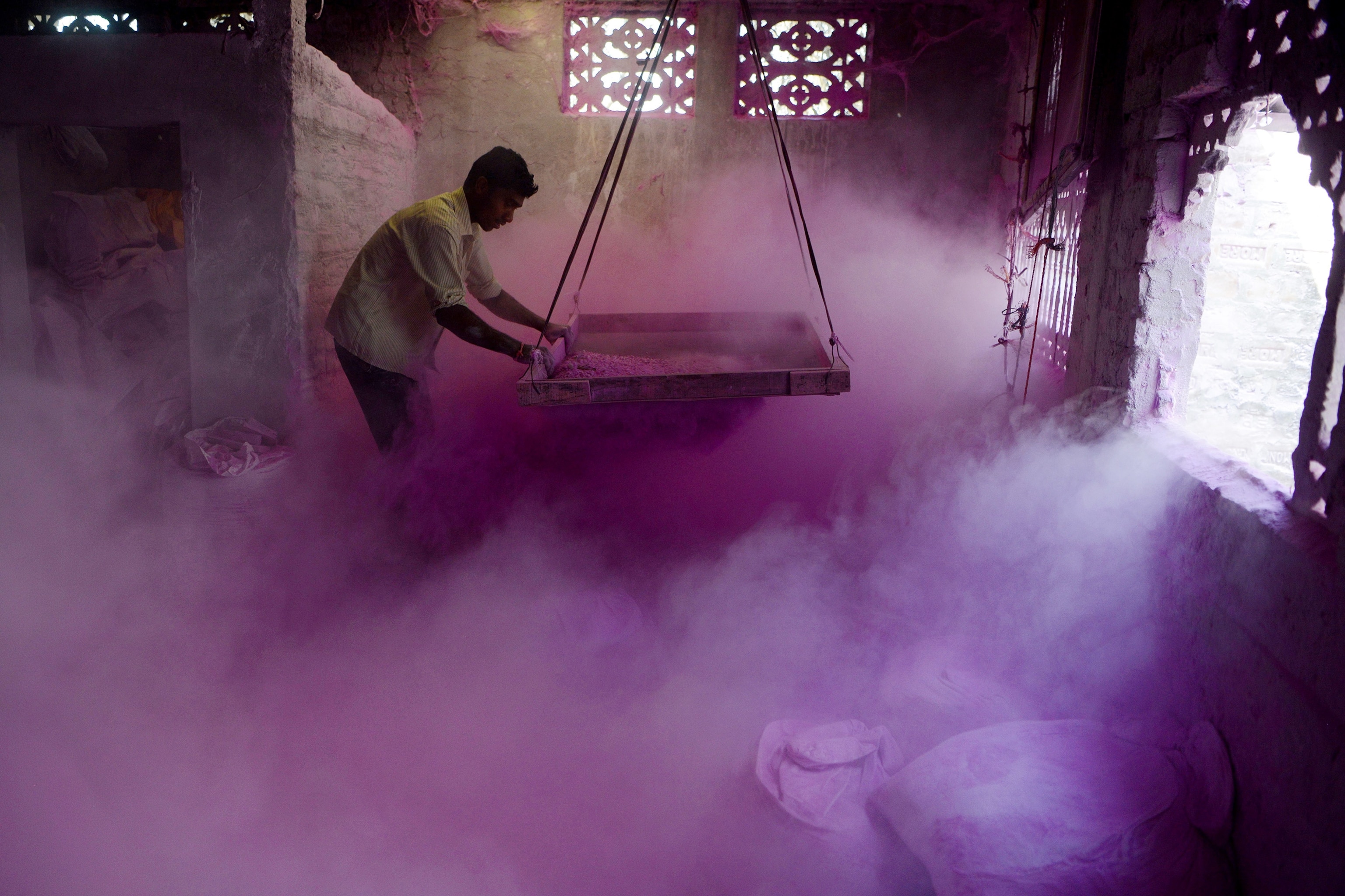 Holi festival celebrations in India